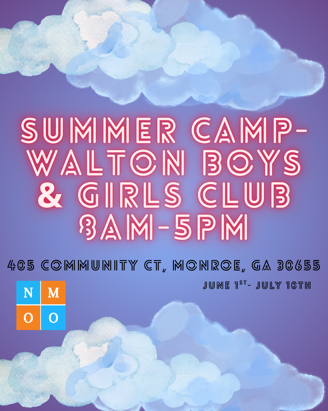 Summer Camp- Walton Boys &amp; Girls Club 
