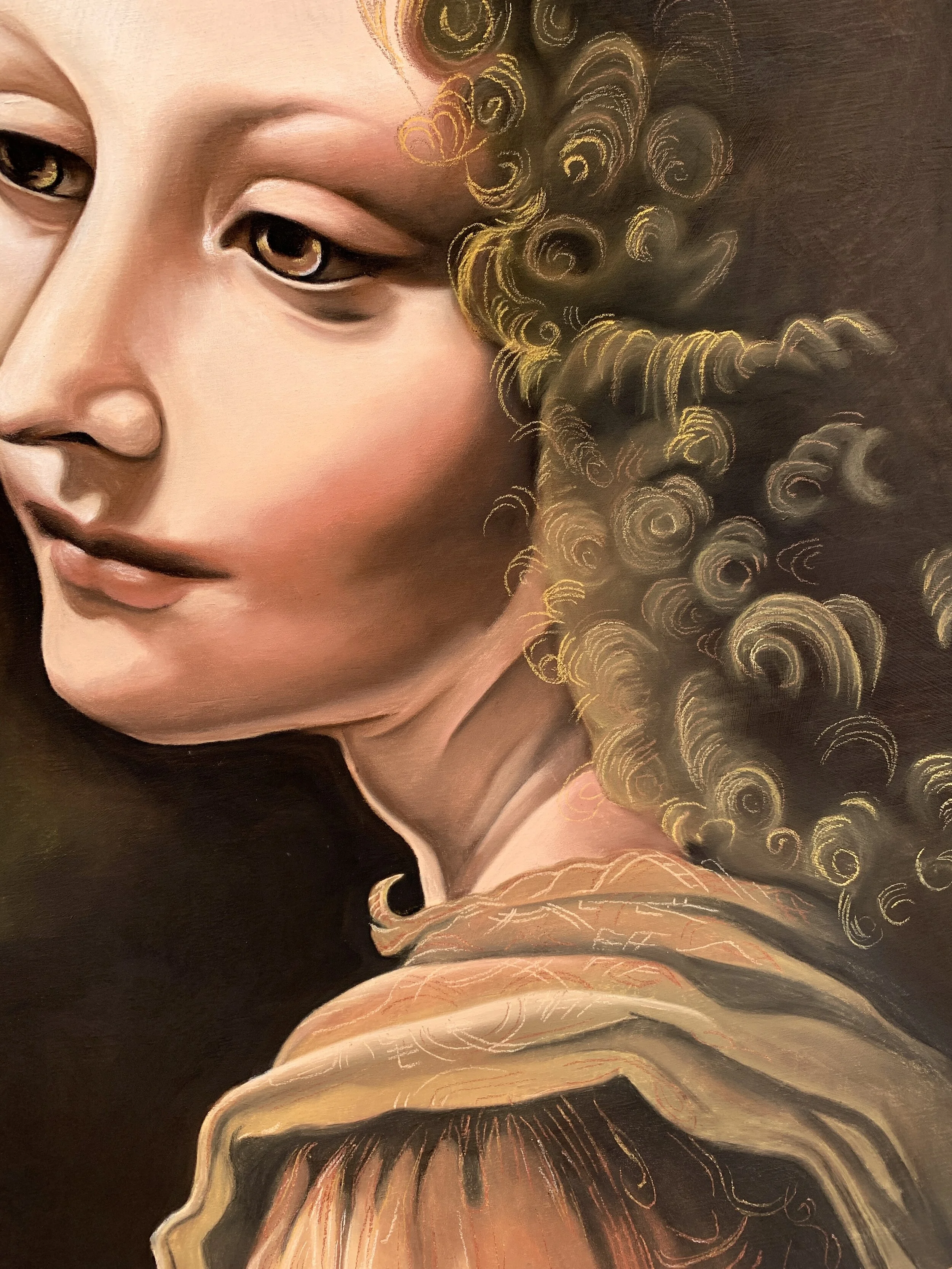 Angel from Da Vinci's Virgin of the Rocks