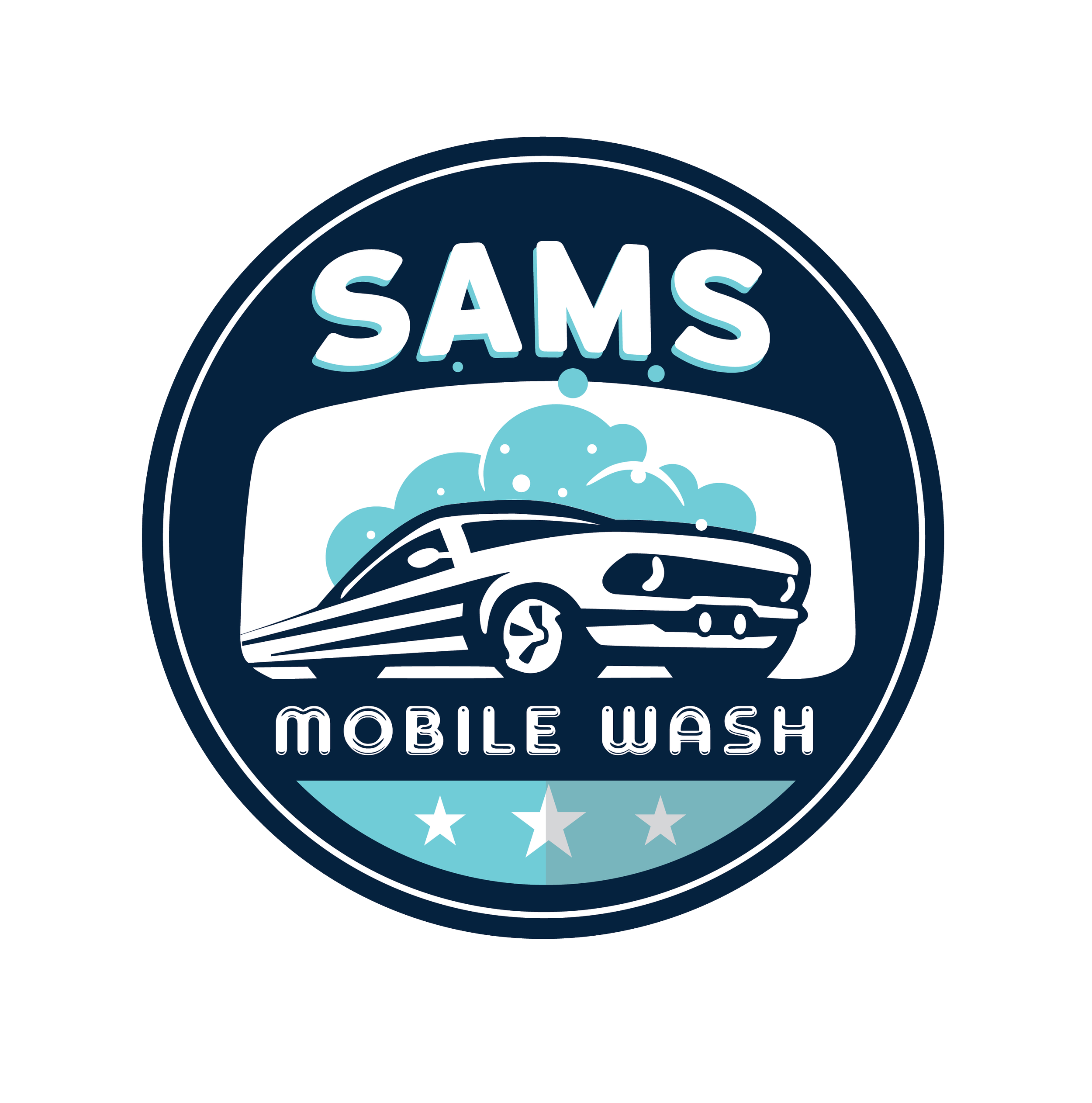 SAMS Mobile Wash: Logo and Brand Color Palette