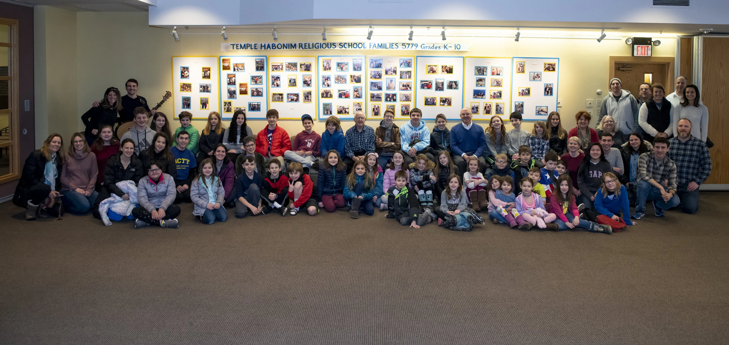 Religious School Art Mural – Family Photos