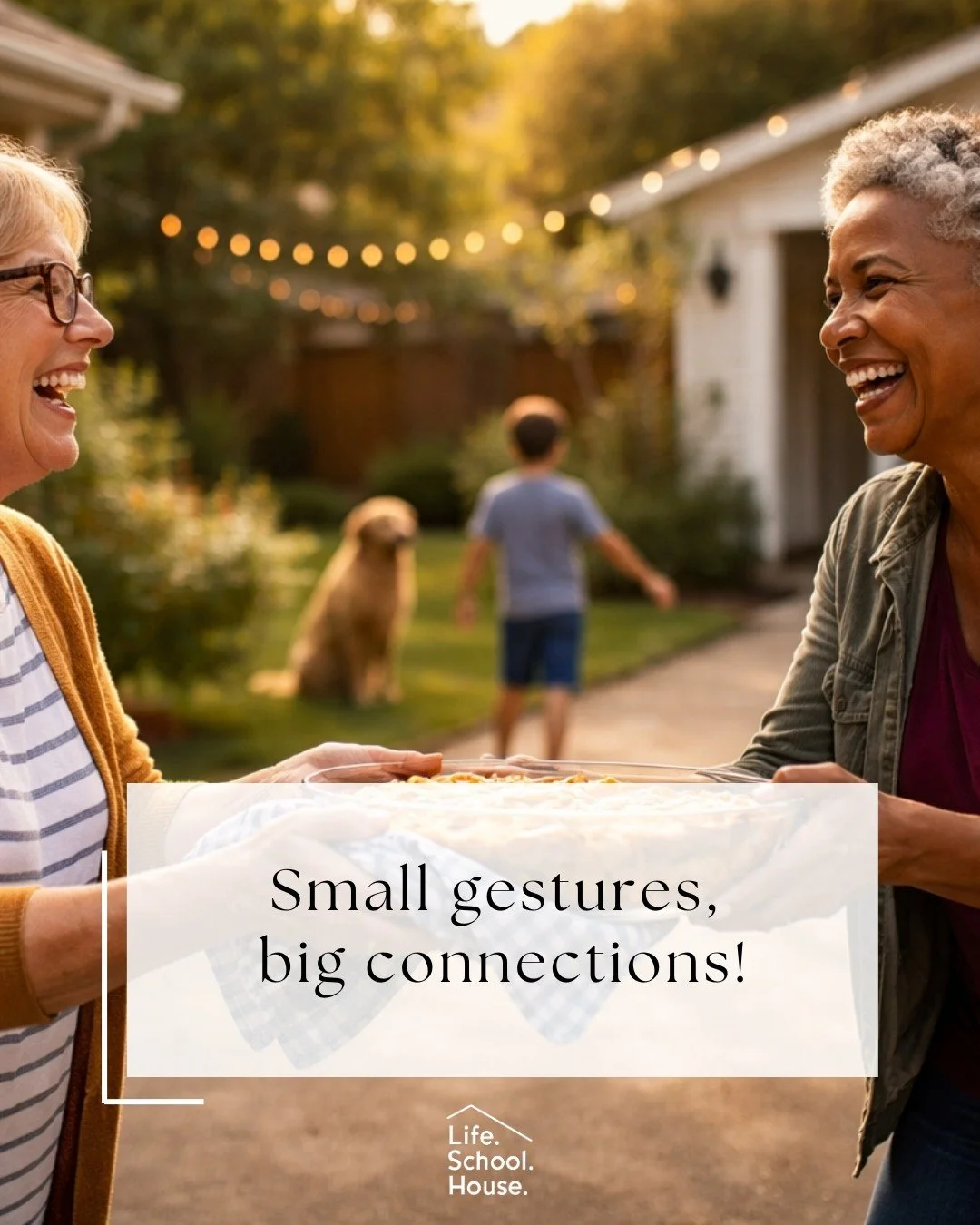 🌈 Sometimes a simple request for help can turn into a new friendship. 

We were taught to be independent 💪, to avoid taking risks ❤️&zwj;🩹. But sometimes, asking a neighbour for help opens the door to a relationship that grows from that small act.