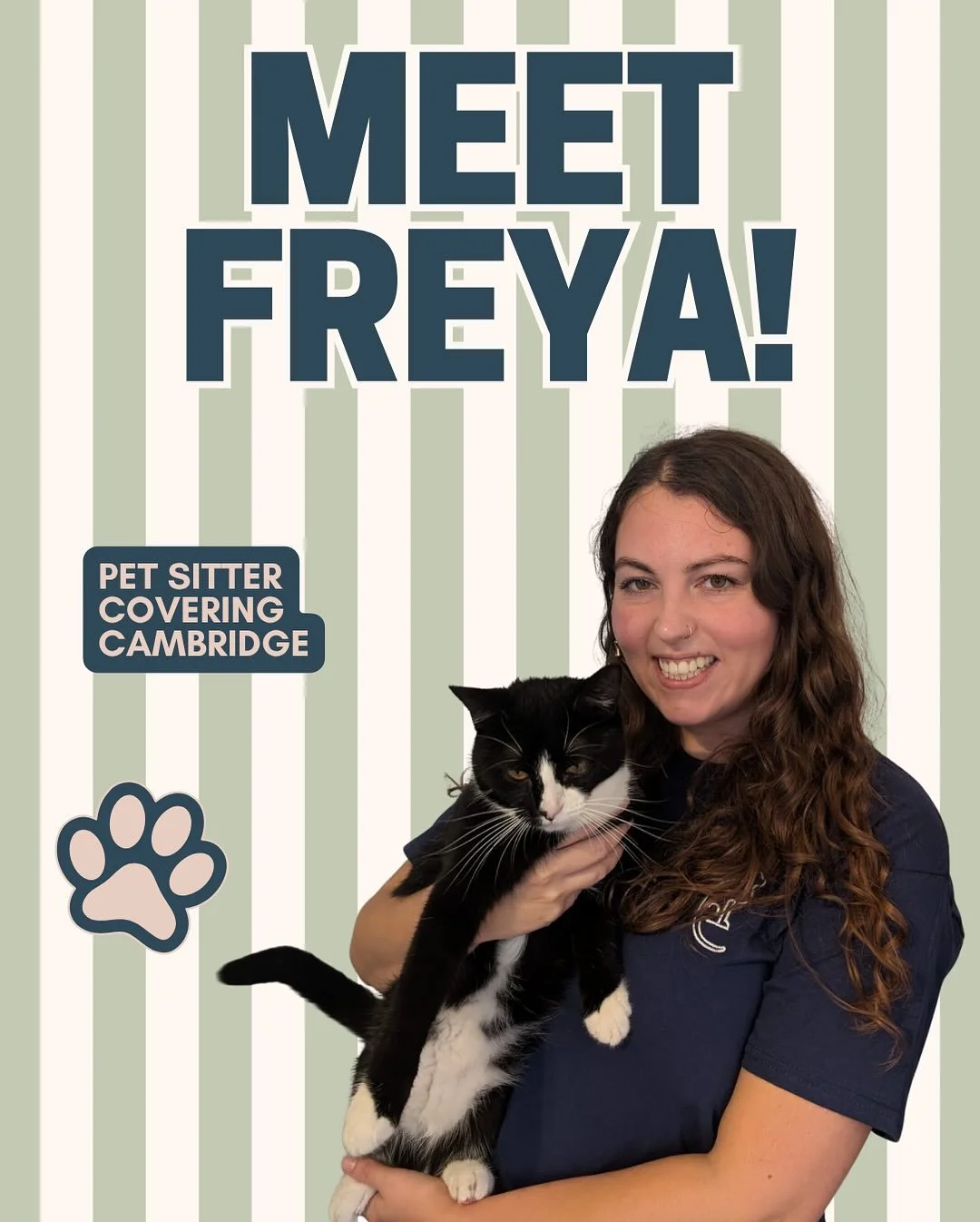🐾 Meet Freya!
Freya joined our team earlier this year and has been a wonderful addition to our Cambridge crew 💕
By day, she works as an Equality, Diversity and Inclusion Coordinator - a role that perfectly reflects her thoughtful, caring nature.
At