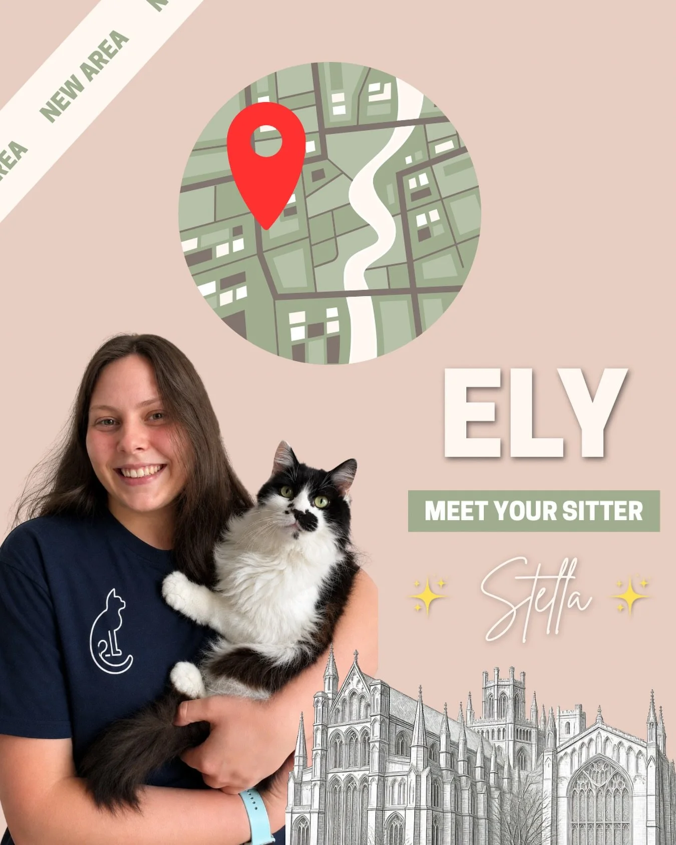 ✨ ELY ✨

We&rsquo;re so excited to now be offering our services in Ely and the surrounding areas 💚

Stella has recently joined The Cambridge Catsitter team and will be covering Ely bookings - subject to availability 🐾

Our services are designed to 
