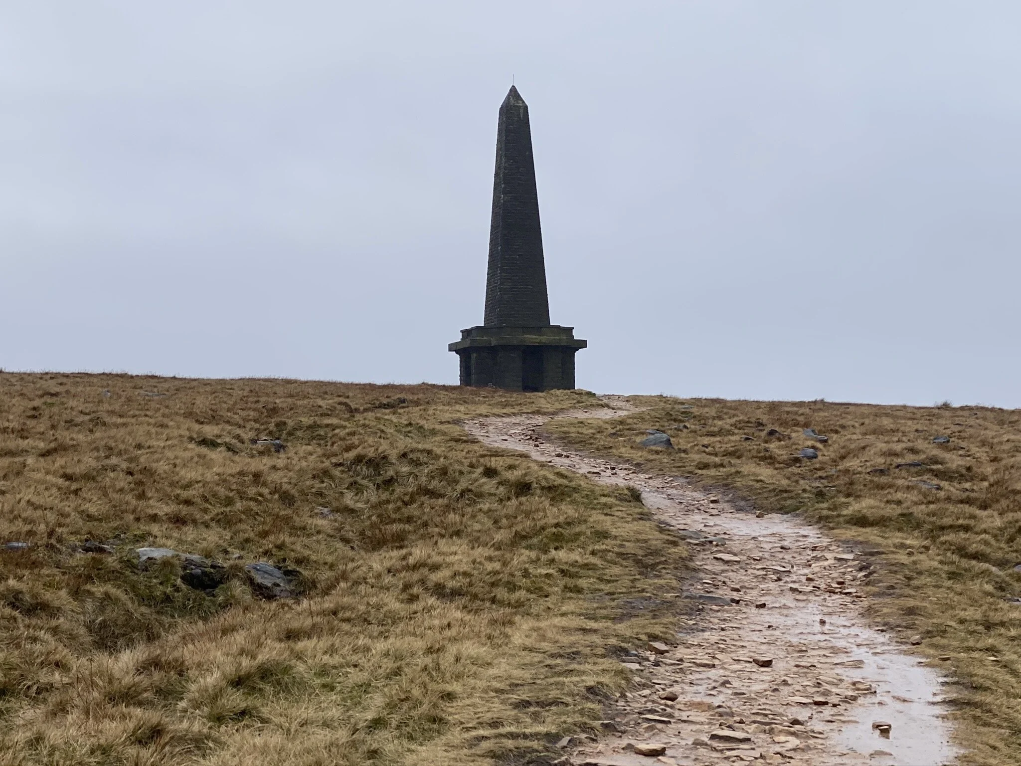 In the rain from Hebden Bridge to Stoodley Pike