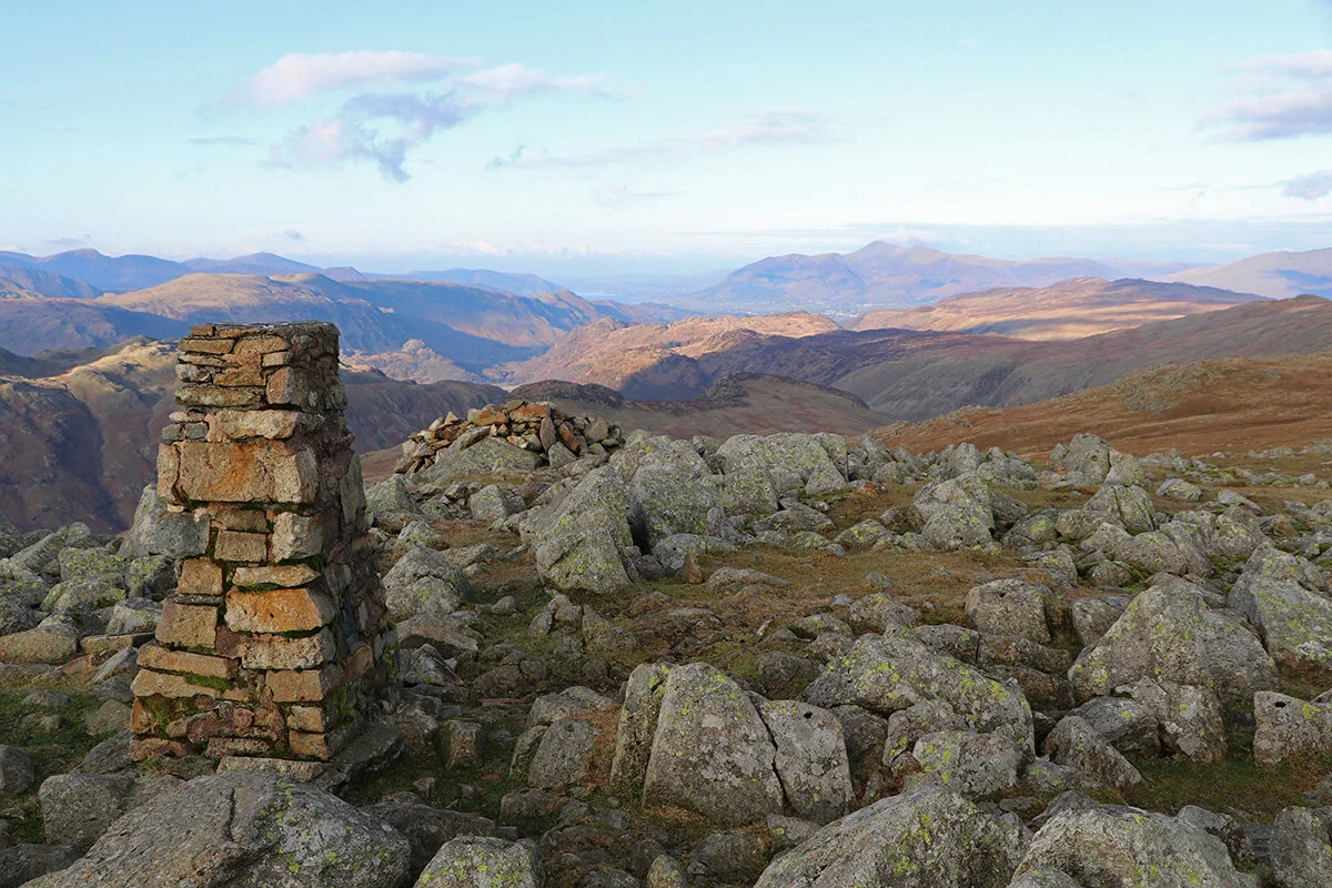 High Raise and the Langdale Pikes in photographs
