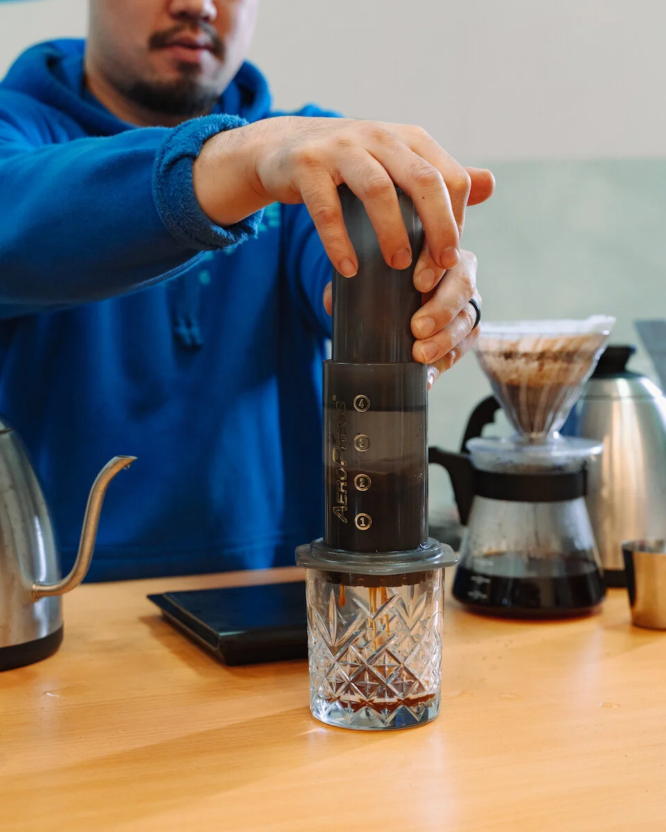 BREW GUIDES Inverted AeroPress Brew Guide — Coffee DRs Hornsby