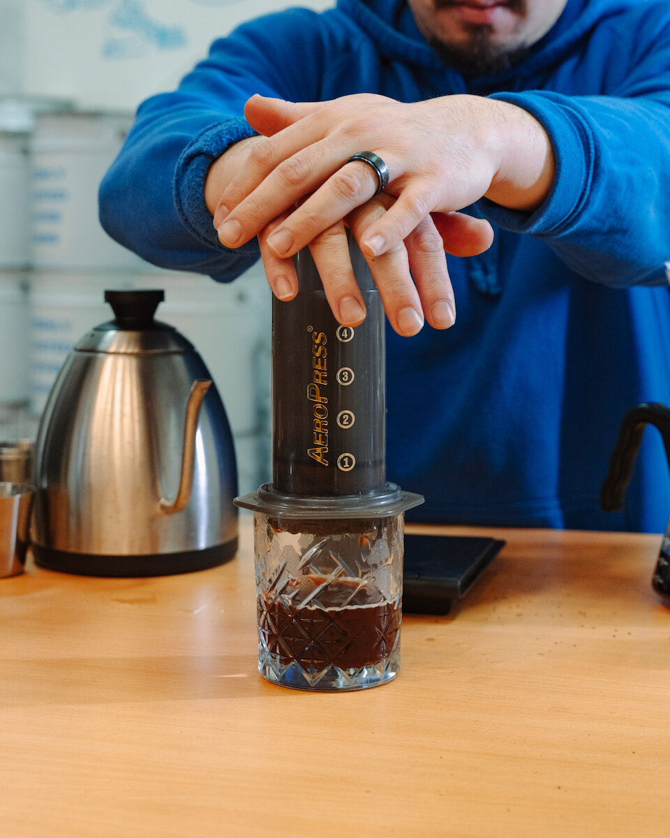 BREW GUIDES Inverted AeroPress Brew Guide — Coffee DRs Hornsby