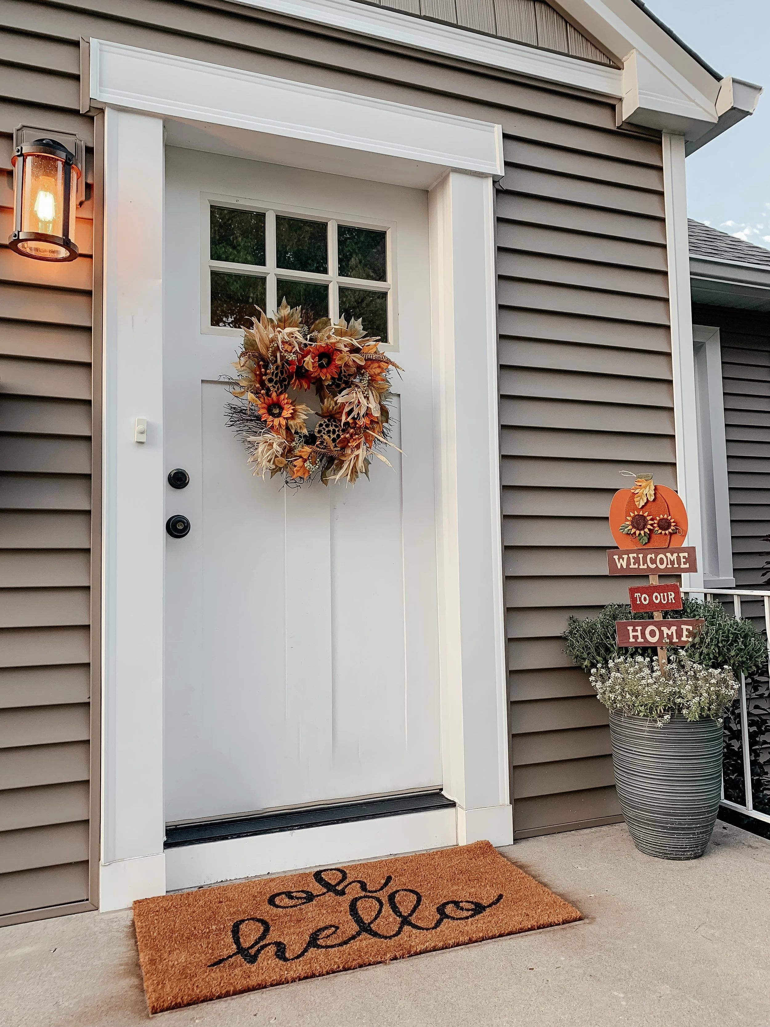 Fall Front Door Decor