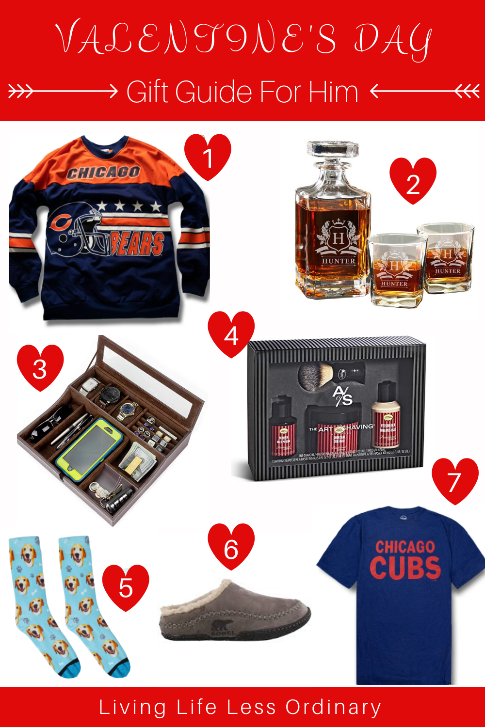 Valentine's Day Gift Guide - For Him — Living Life Less Ordinary