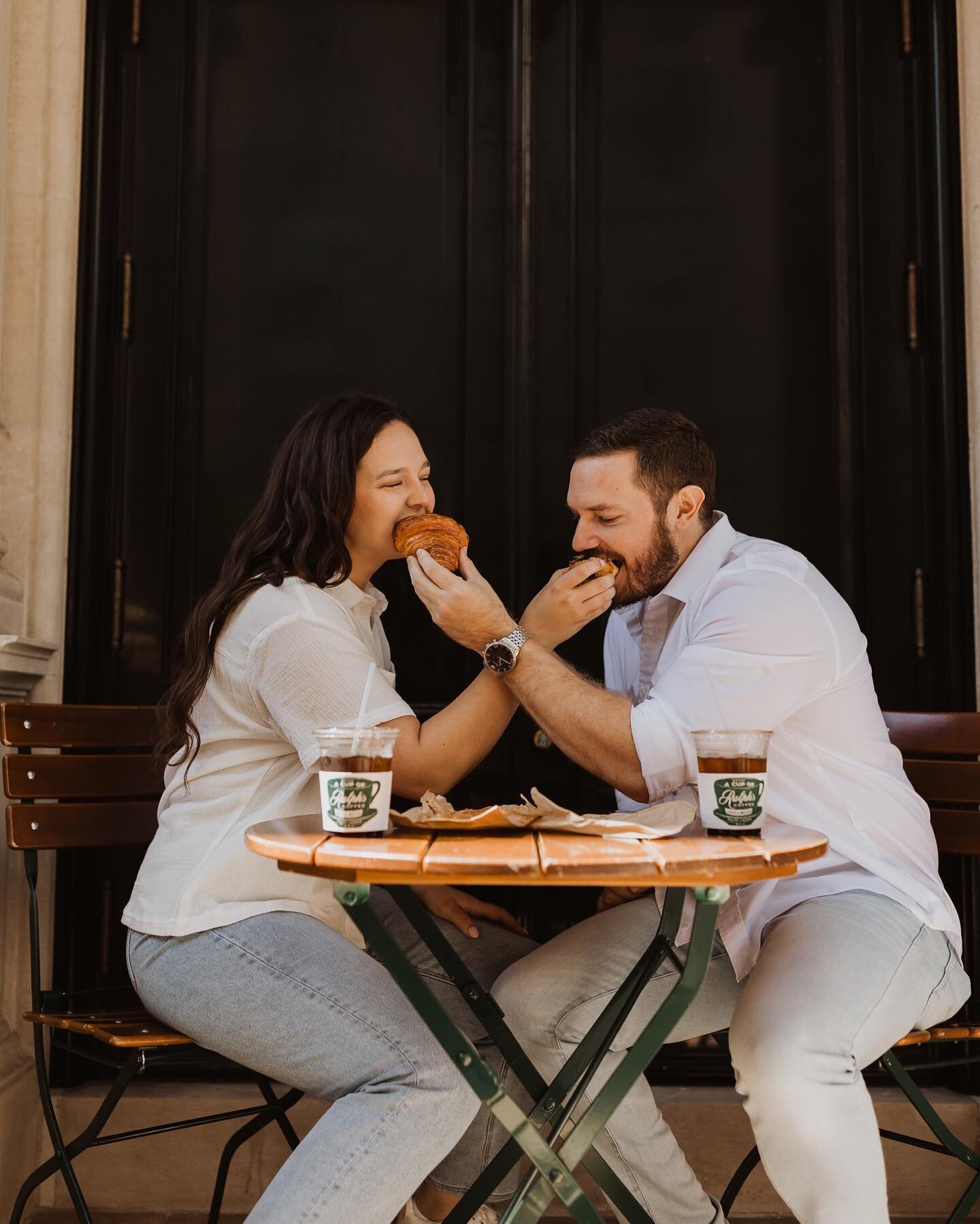 Coffee, croissants, Central Park? All you need! 

These two were a joy to photograph. They had never done a professional photo shoot before but it didn&rsquo;t matter because they were so in love and having fun that it was natural! 

If you&rsquo;d l