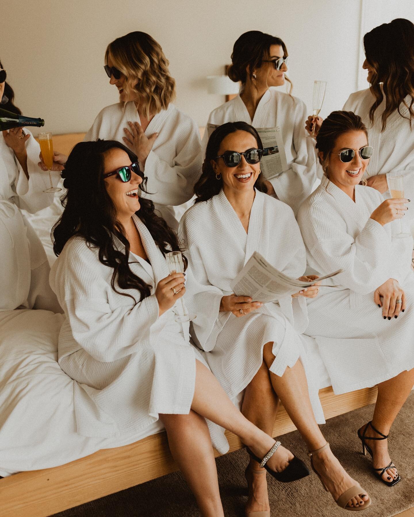 I&rsquo;m trying to be this relaxed the morning of my wedding 🥂

// main photographer: @emilydennyphoto