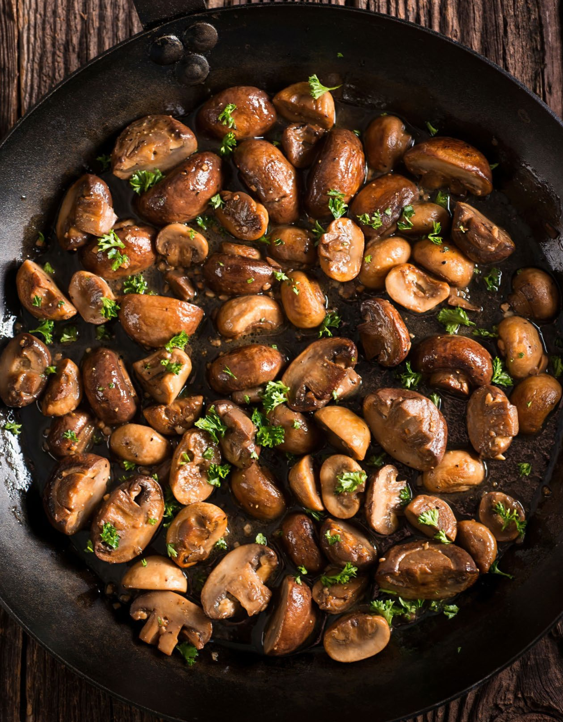 MUSHROOM-KALE SKILLET HASH