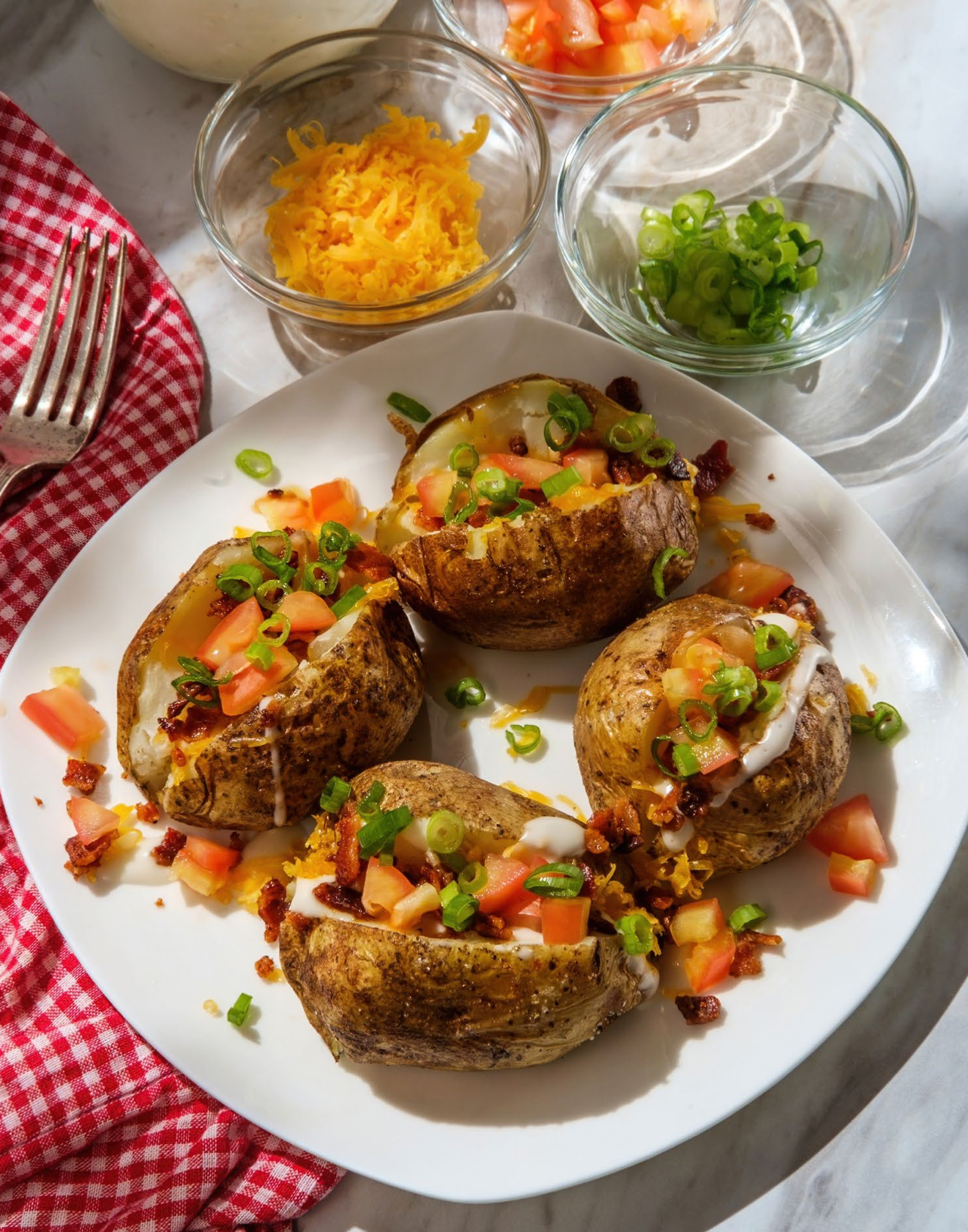 ULTIMATE TWICE-BAKED POTATOES