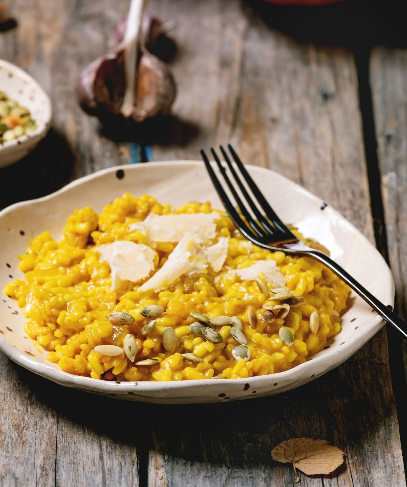 BUTTERNUT SQUASH RISOTTO WITH SAGE BUTTER