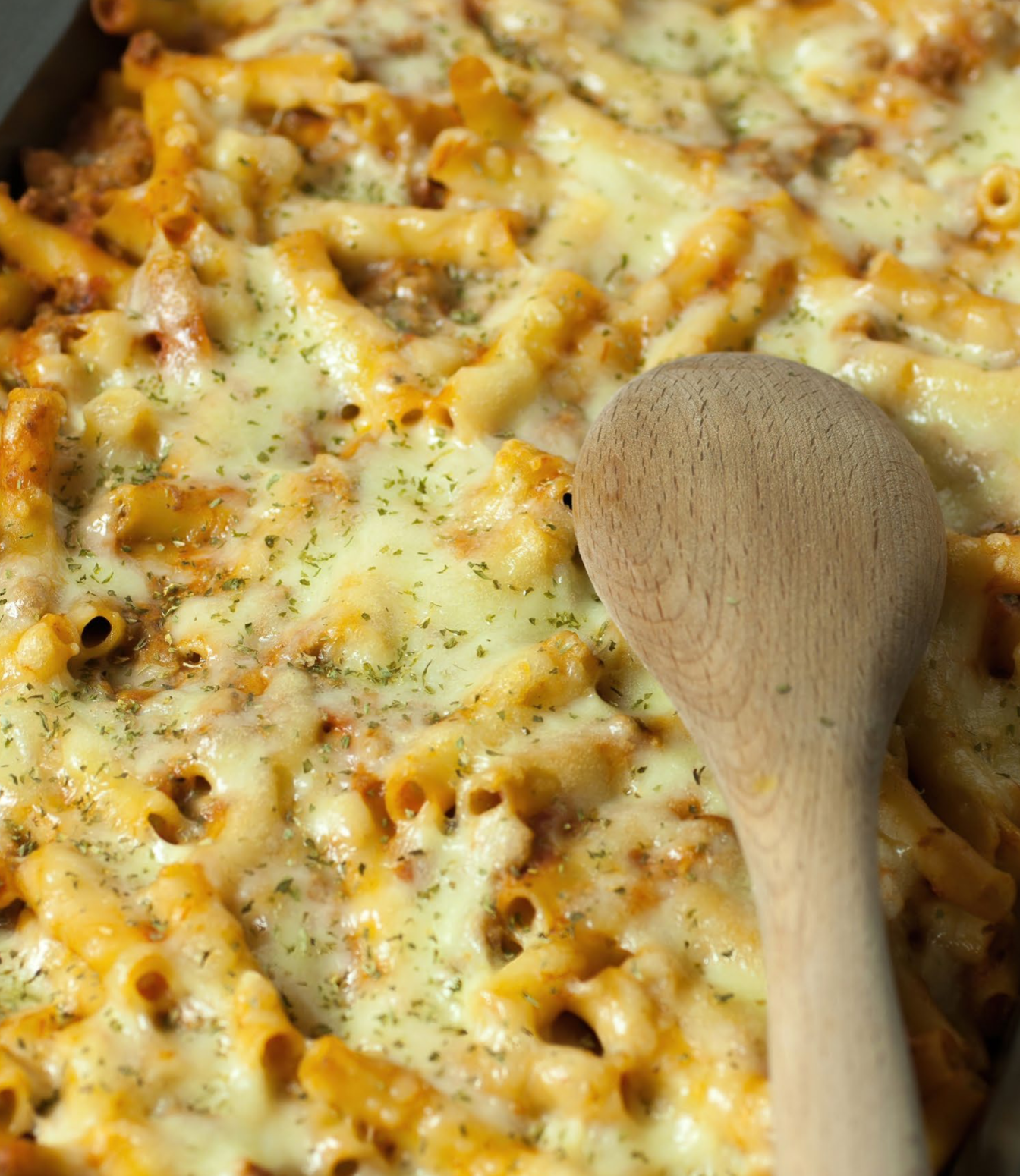 CAULIFLOWER ALFREDO BAKED ZITI