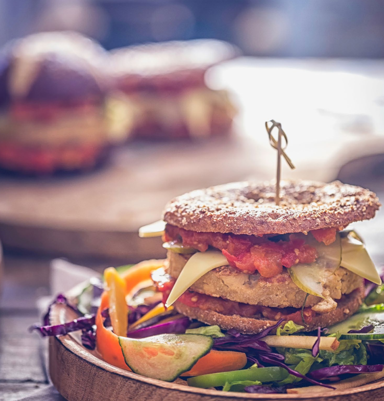 HERBED TOFU BURGERS