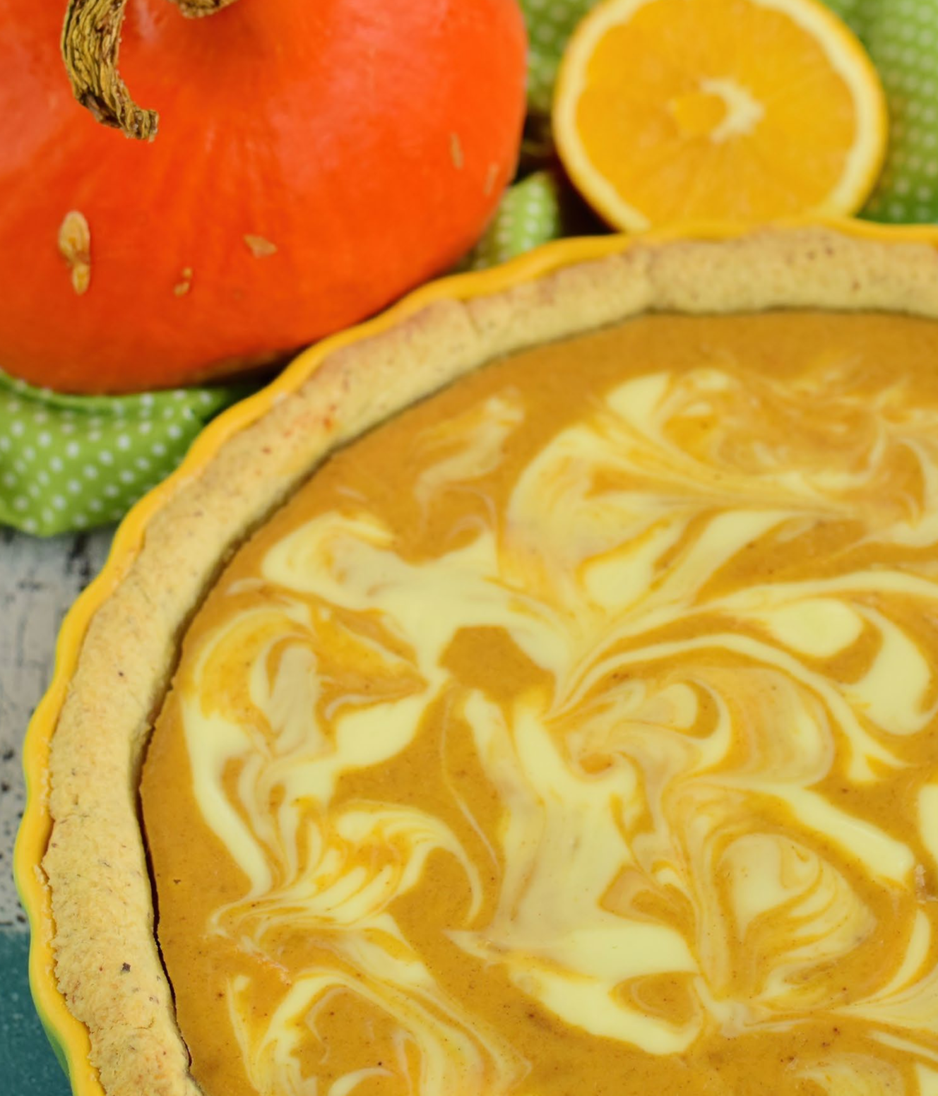 MARBLED PUMPKIN CHEESECAKE