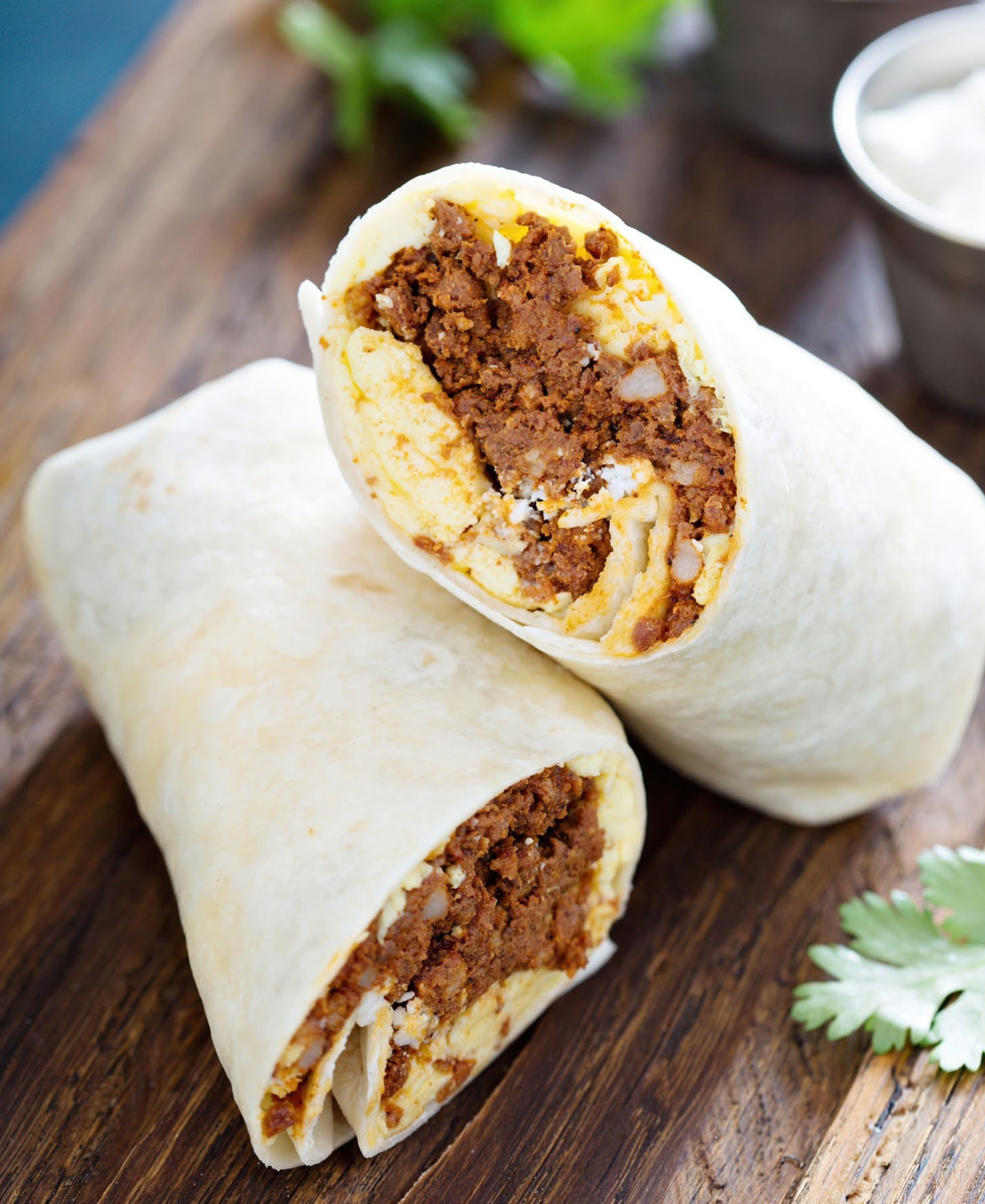 BEASTLY CAULIFLOWER BREAKFAST BURRITO