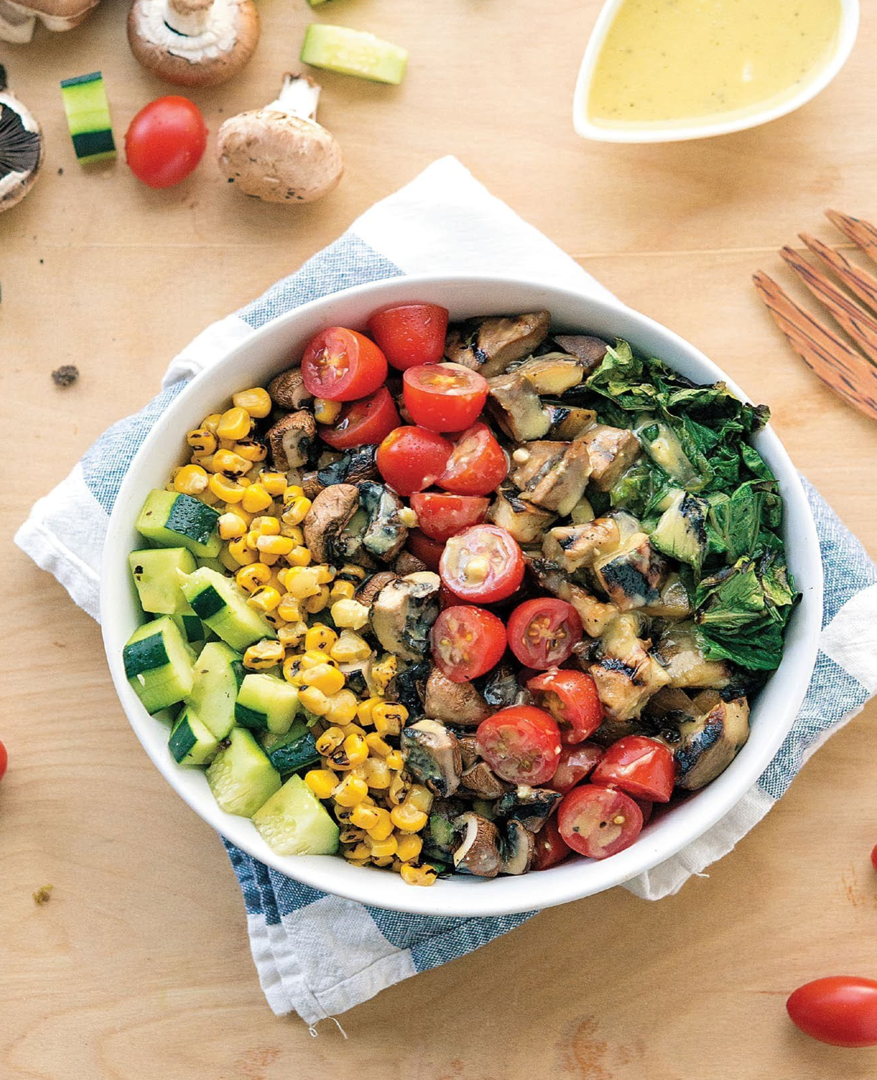 GRILLED ROMAINE CHOP SALAD