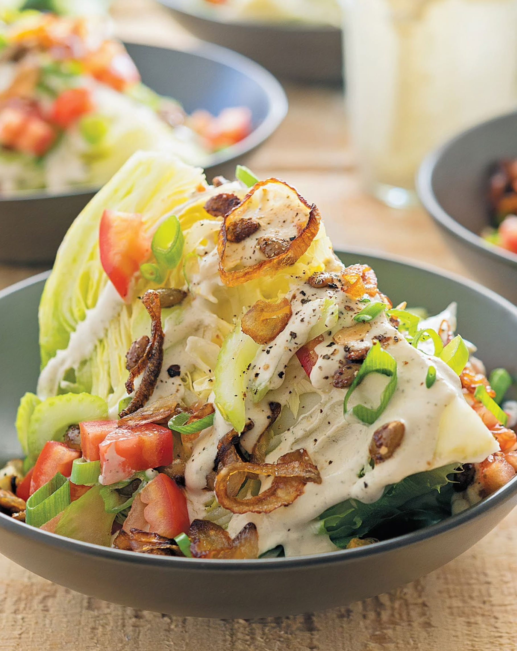 WEDGE SALAD WITH PEPITA BACON