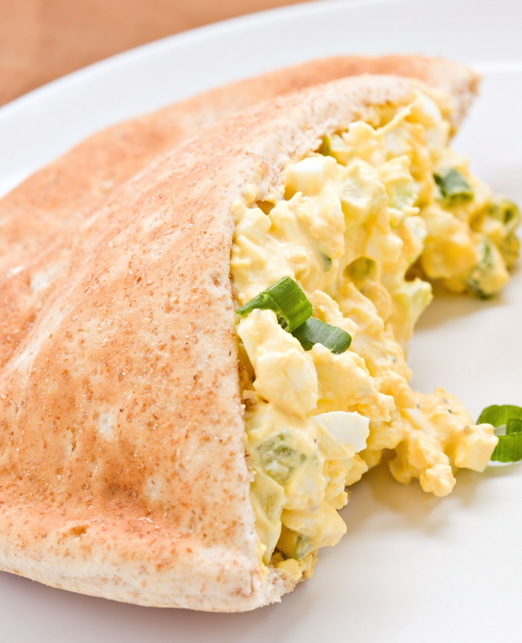PITA BREADS WITH “EGG SALAD”