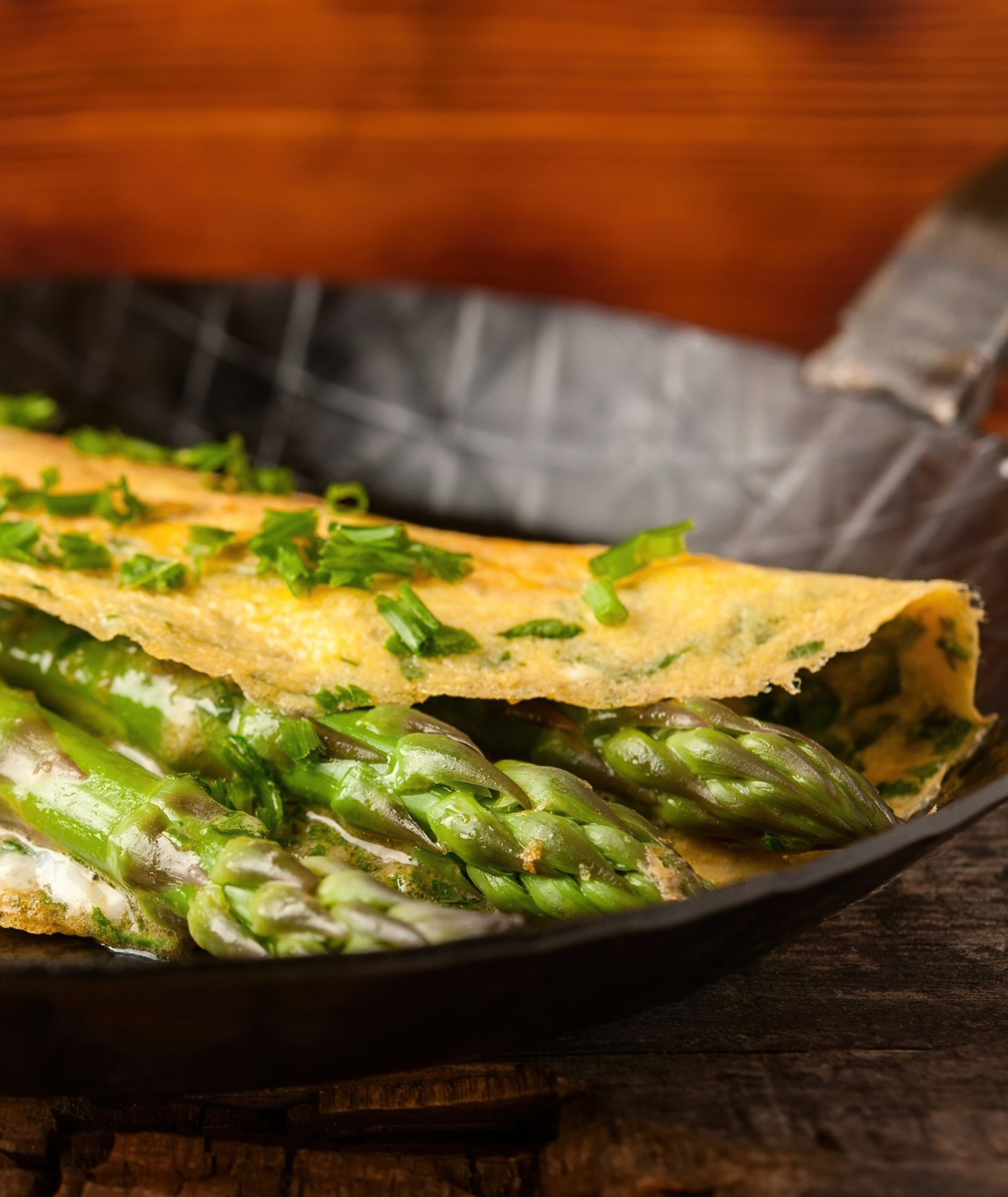 ASPARAGUS OMELET IN A BAG