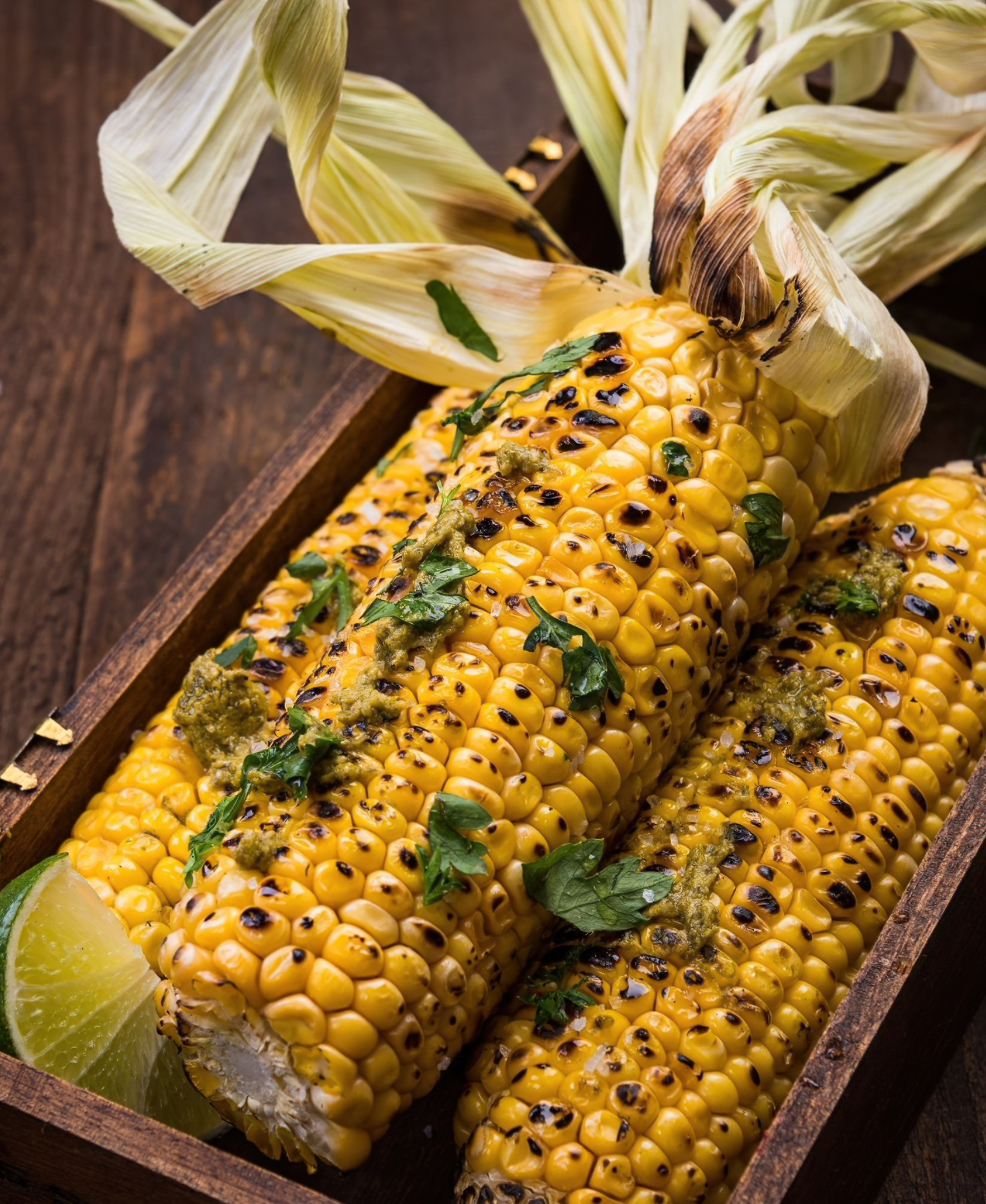 HERBED CORN ON THE COB