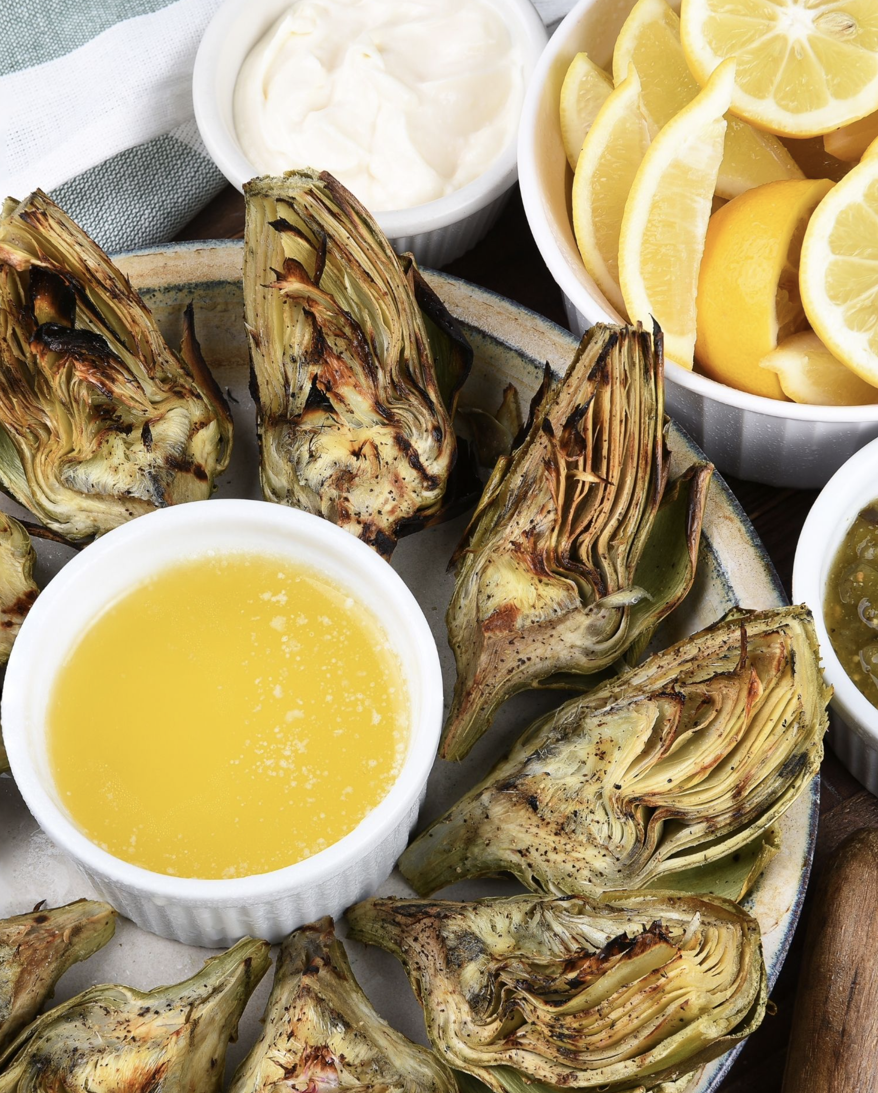 GRILLED ARTICHOKES
