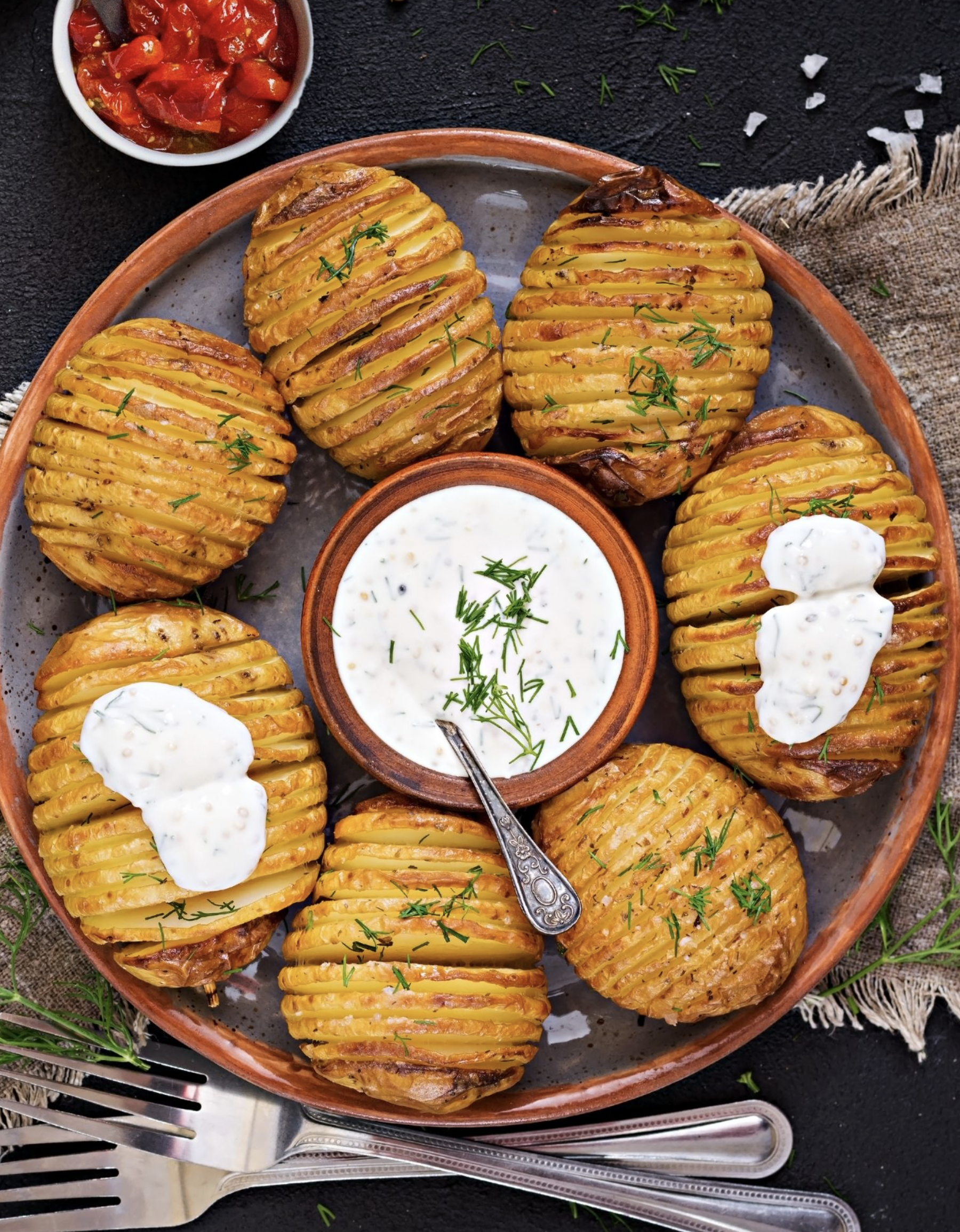HASSELBACK POTATOES