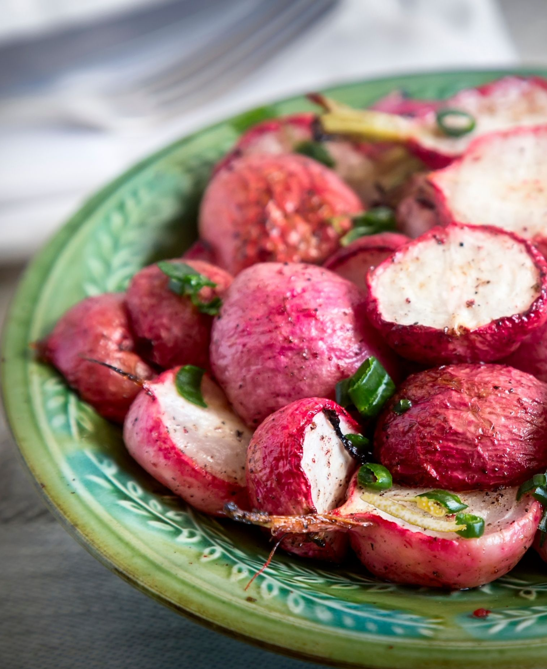BRAISED RADISHES IN BLACK PEPPER BUTTER