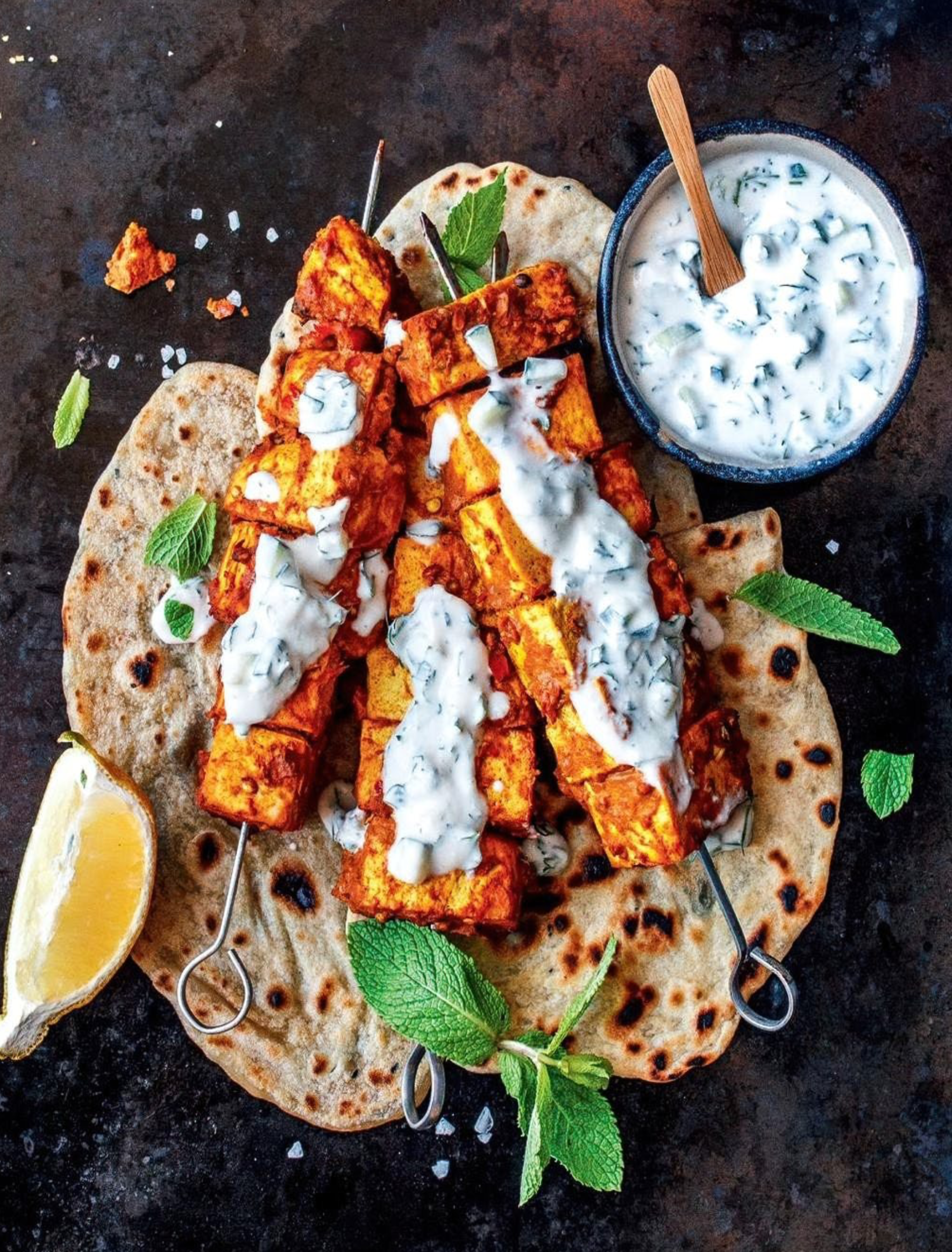 TANDOORI TOFU SKEWERS