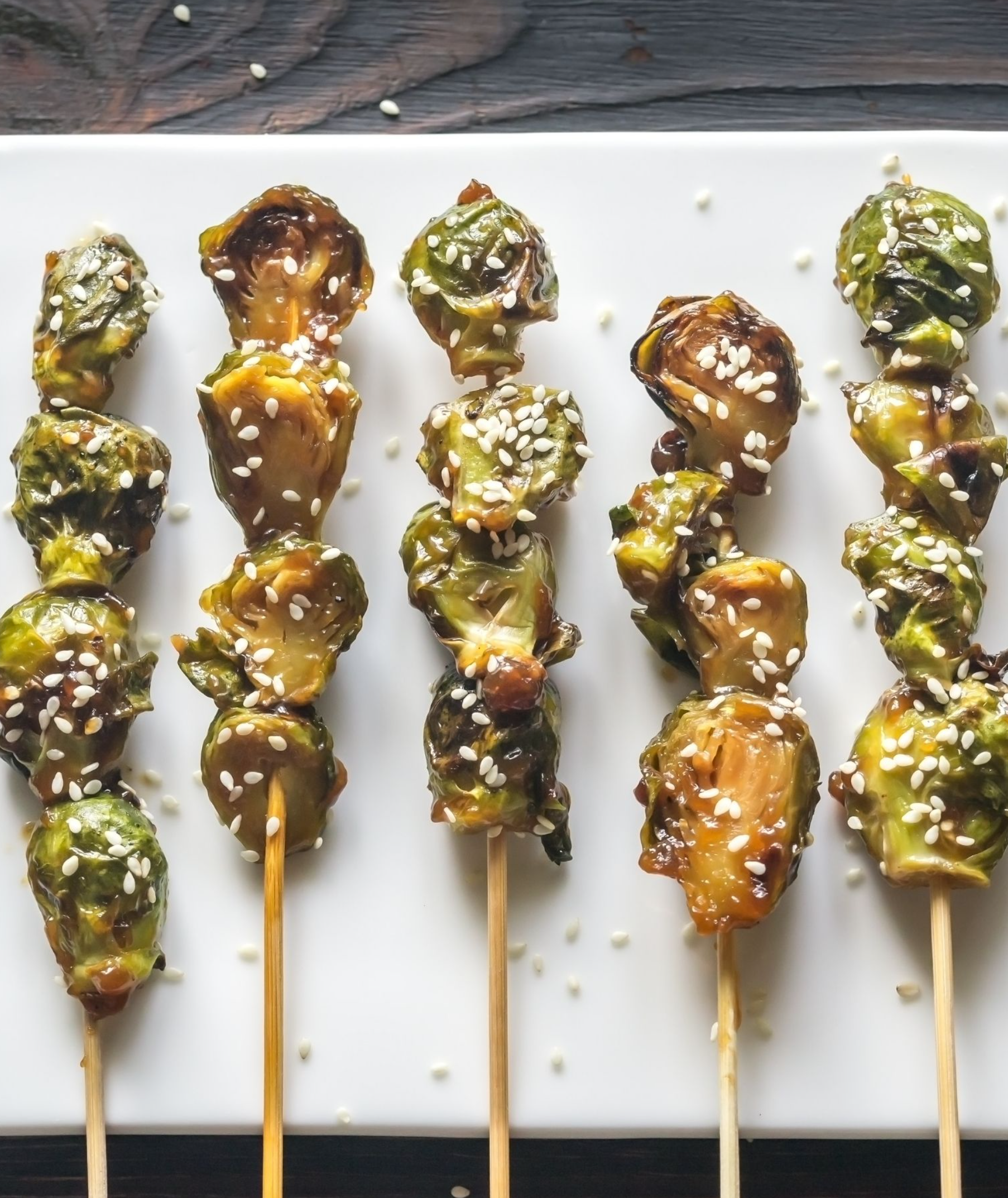 BRUSSELS SPROUT SKEWERS
