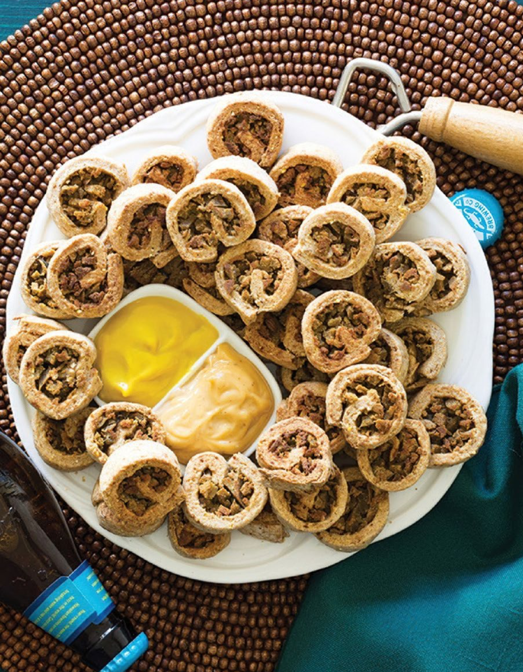 BAKED SEITAN SWIRLS