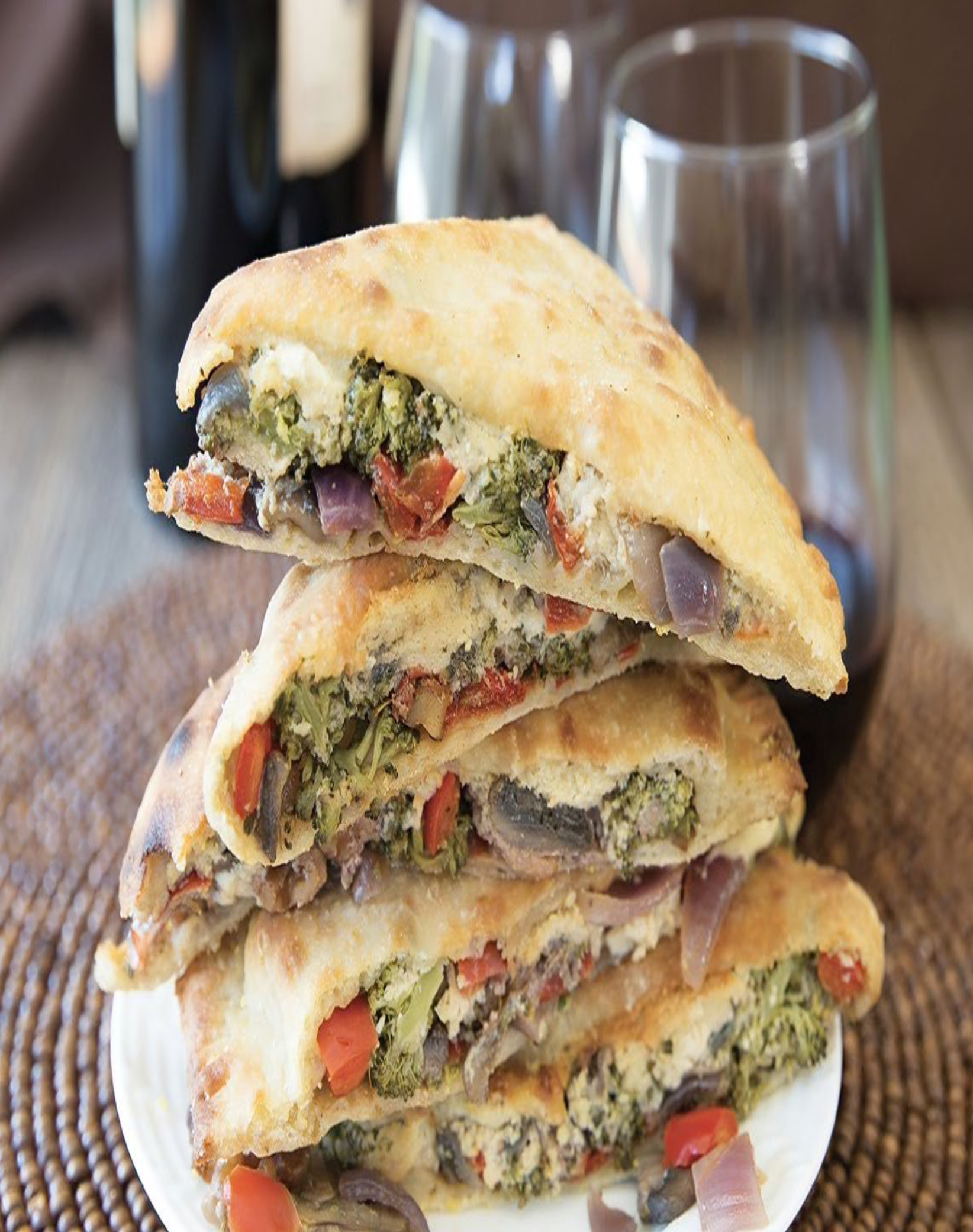 VEGGIE STUFFED CALZONE