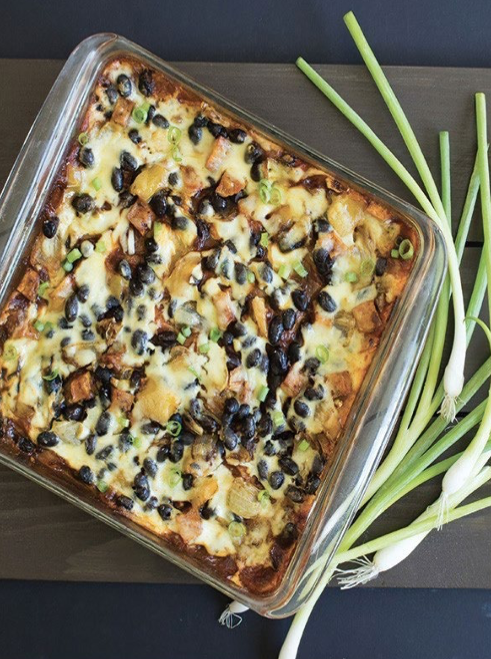 STACKED ENCHILADA CASSEROLE