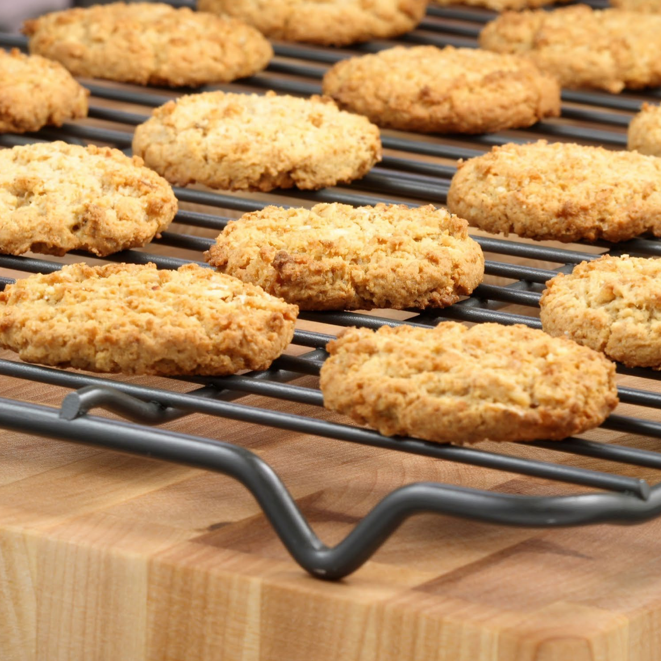 PEANUT BUTTER OATMEAL COOKIES