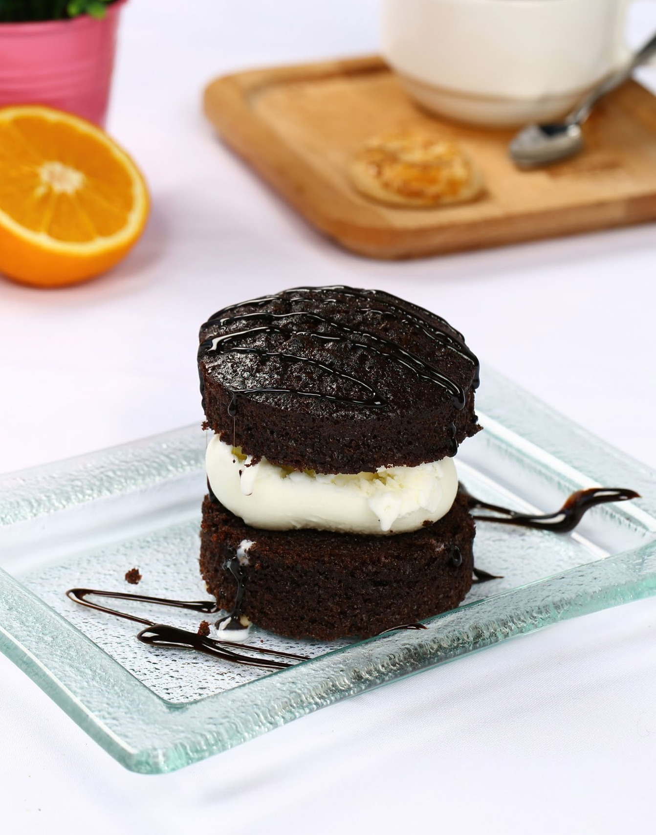 BROWNIE ICE CREAM SANDWICHES