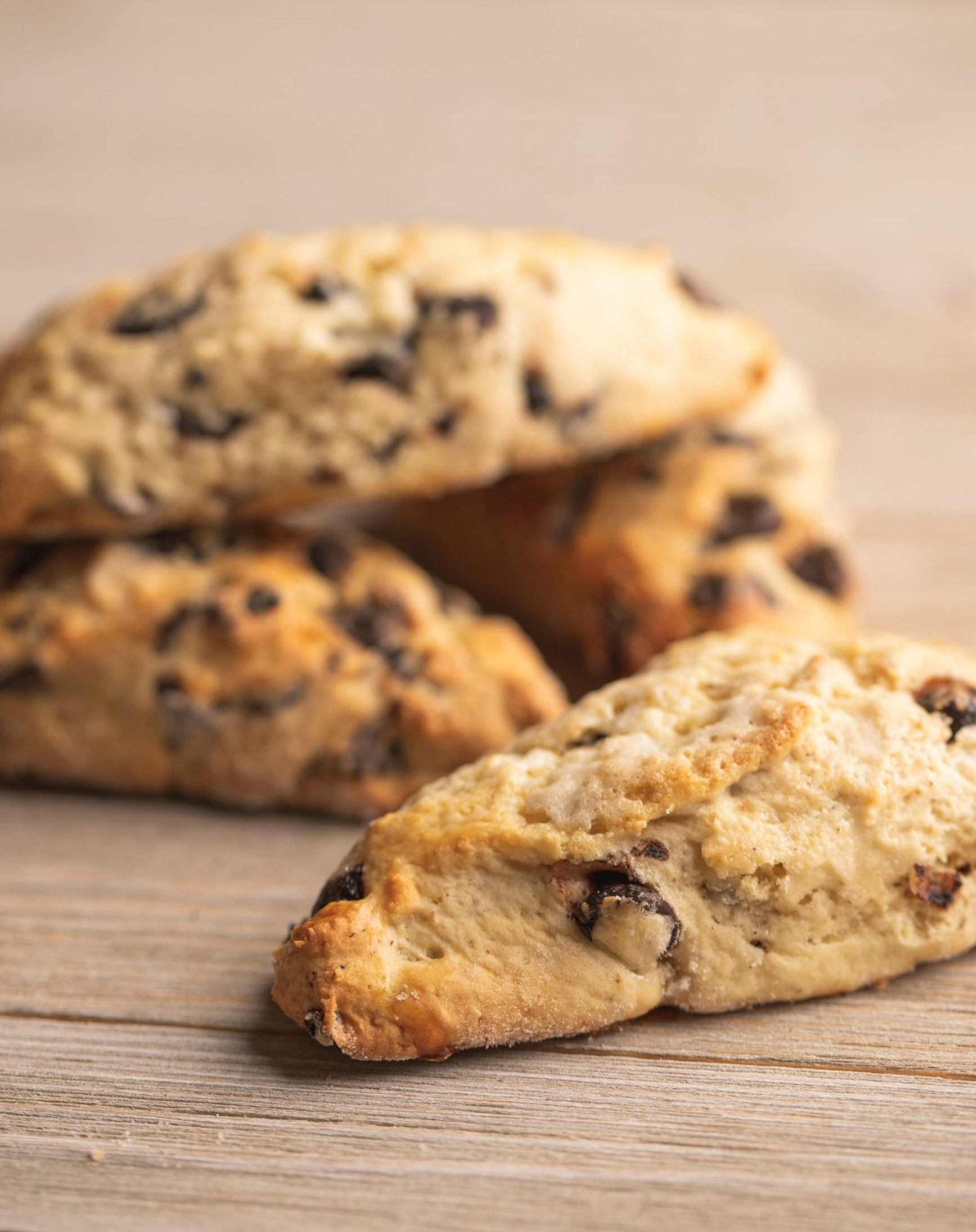 ORANGE-ZESTED CHOCOLATE CHIP SCONES