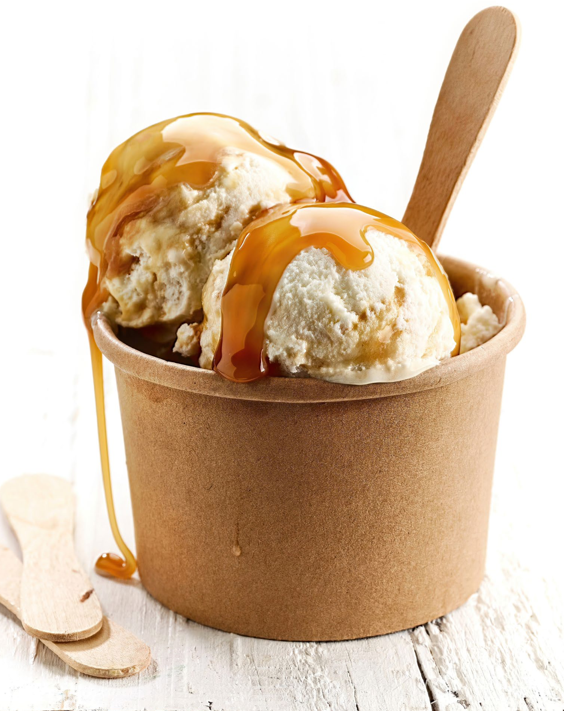 CHEWY CARAMEL ICE CREAM