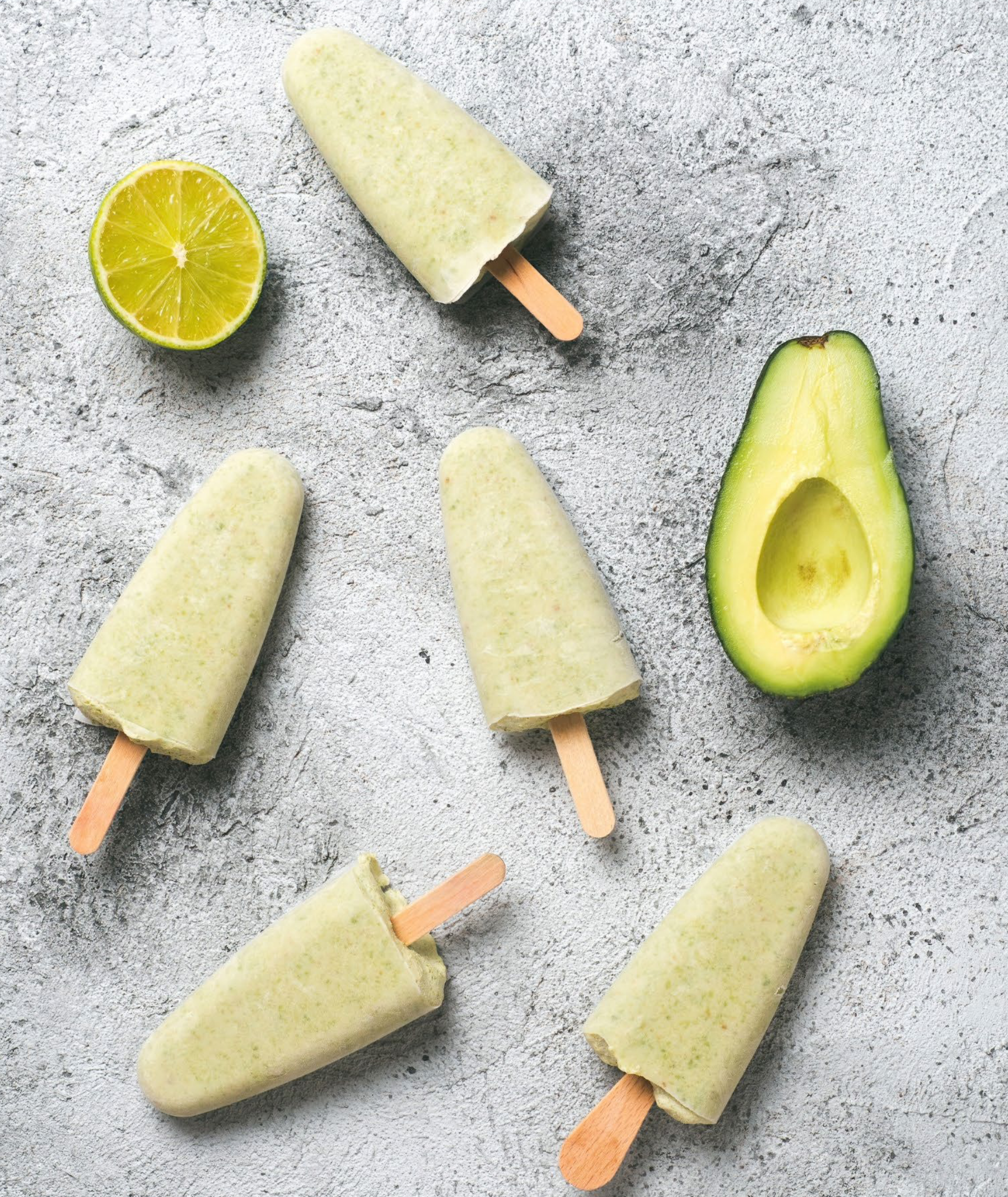 APPLE AVOCADO-MINT POPS