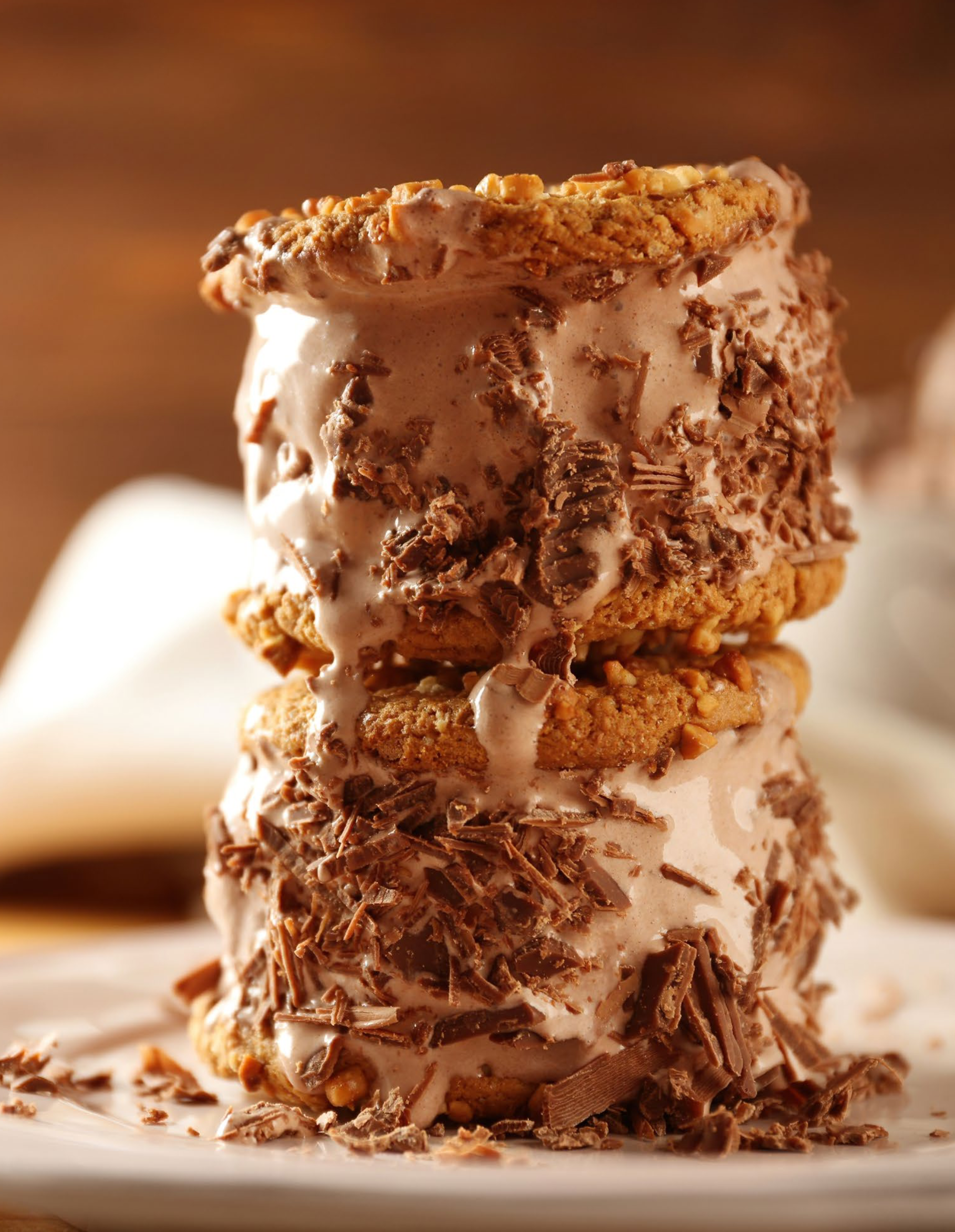 RAW CHOCOLATE ICE CREAM COOKIES