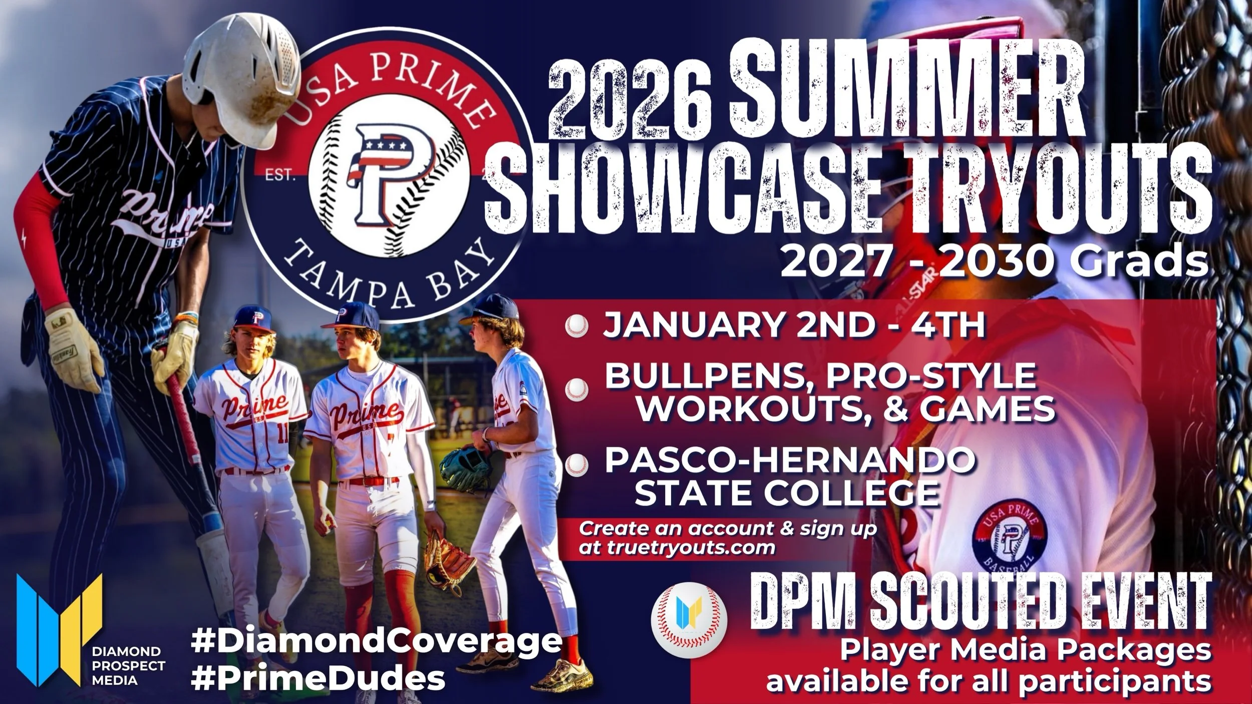 USA Prime Tampa 2026 Summer Showcase Tryouts Standouts 29/30s