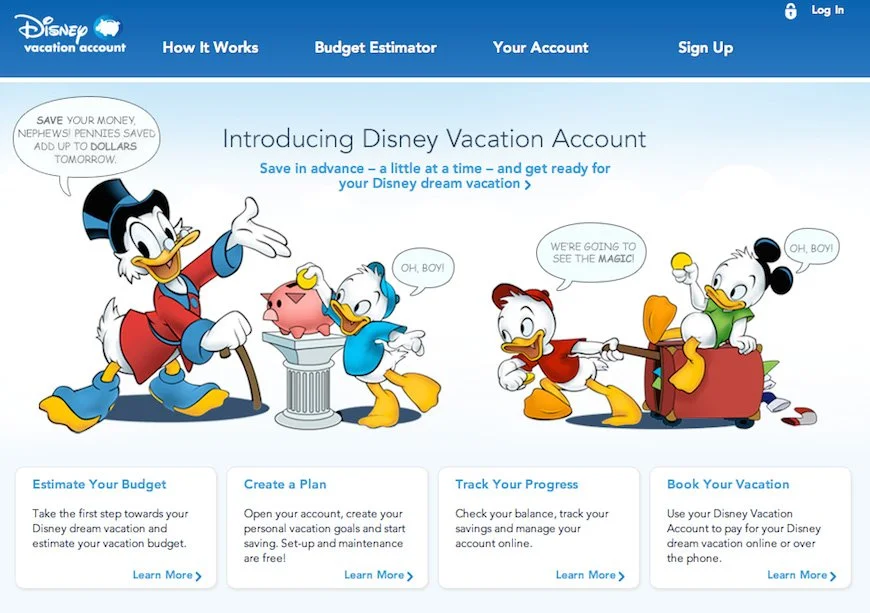 Save for a Disney Vacation