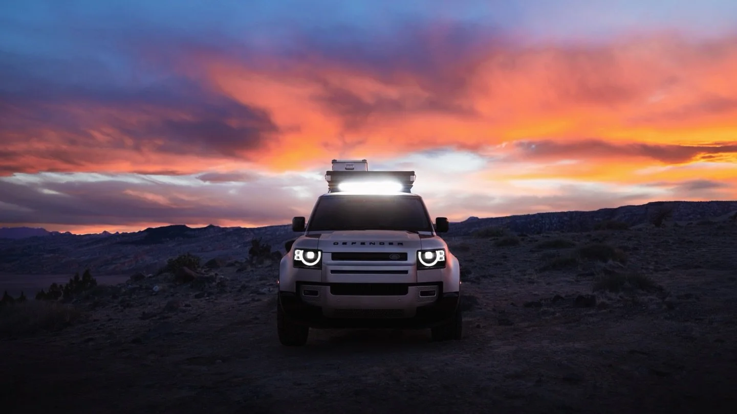 Sunset, defender, and good vibes. More of this please 🙏

Client: @triplerlights 
Photo: @erik_young