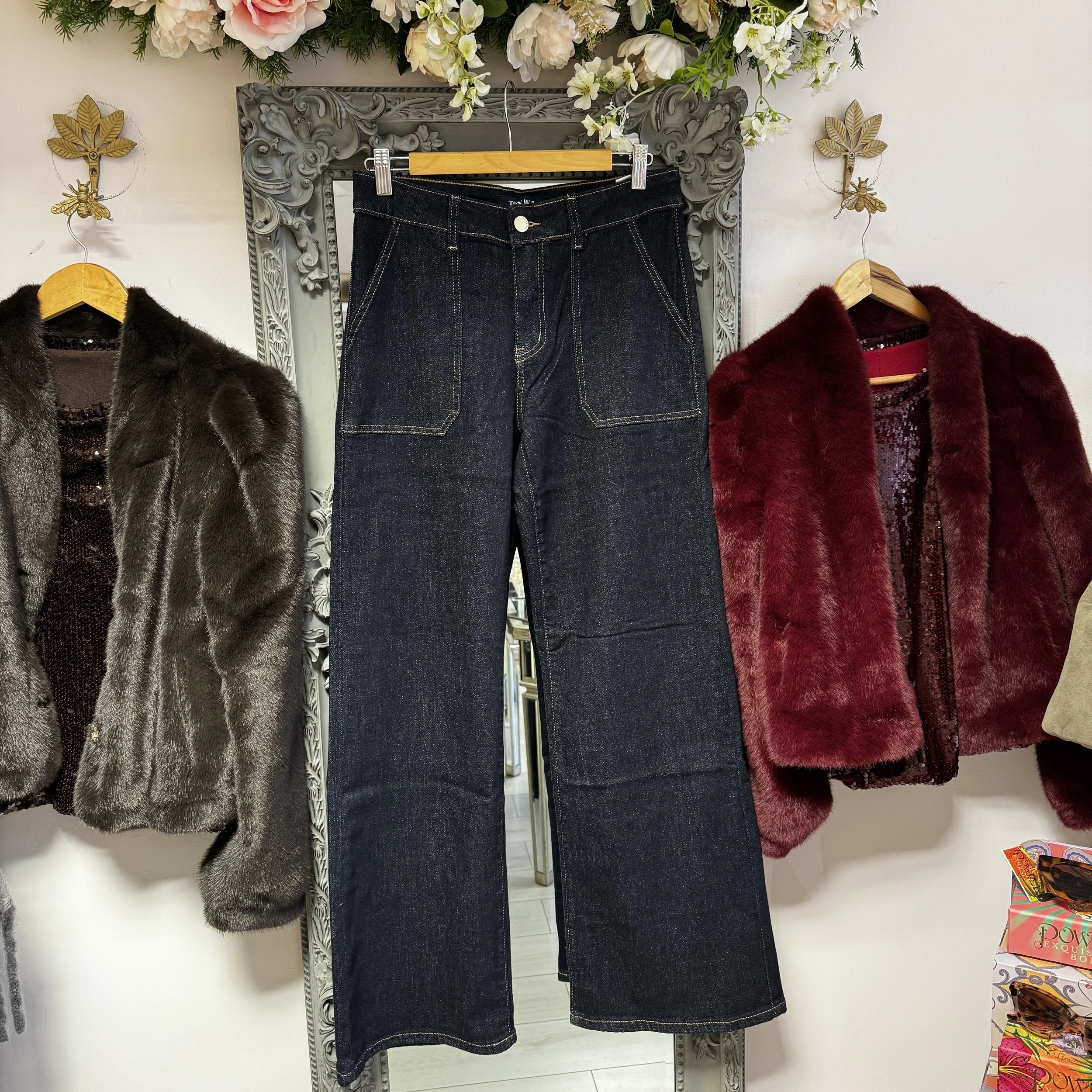 Phoebe Indigo Straight Leg Stretch Jeans