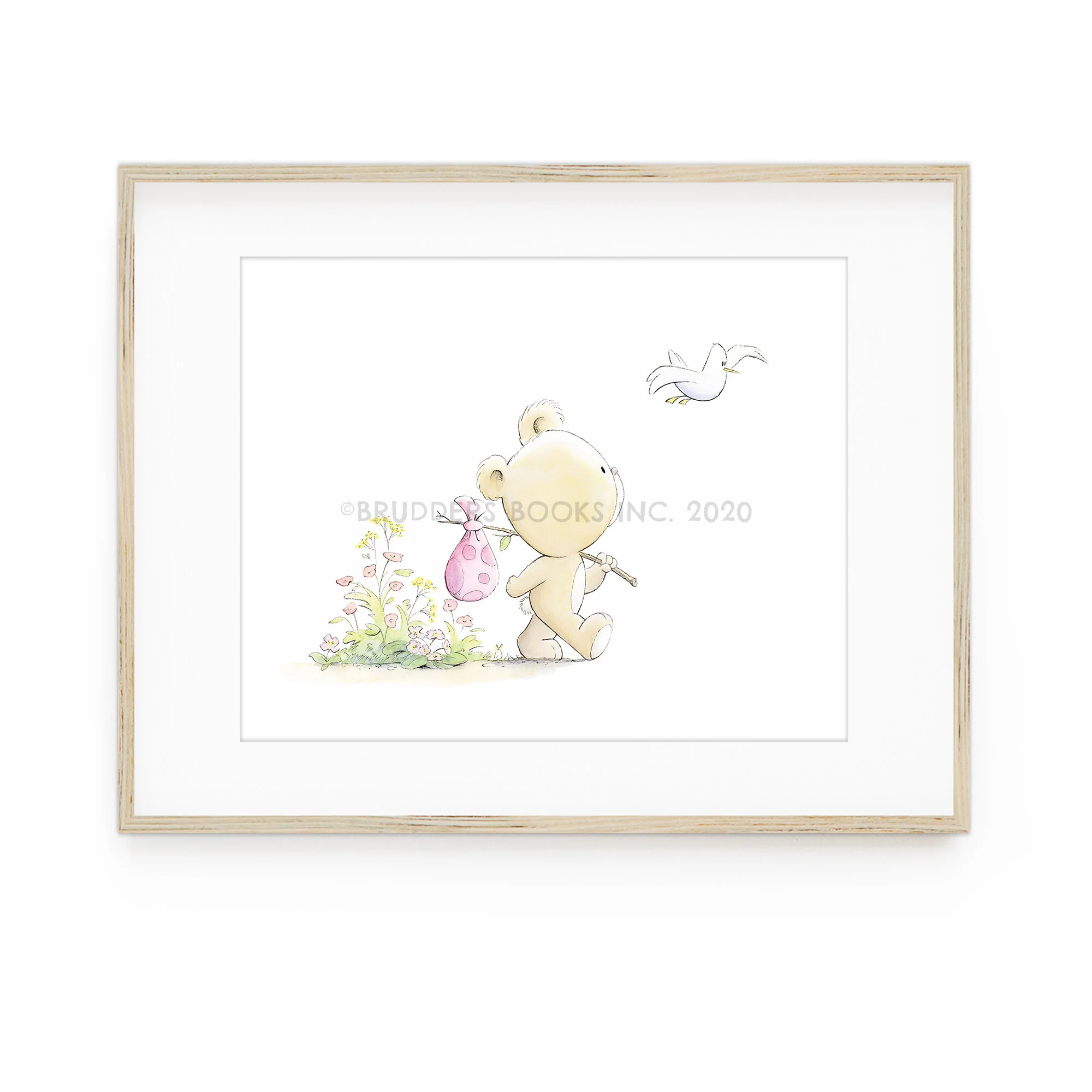 Brudders® Wall Art - Brudders Walking With Zeke