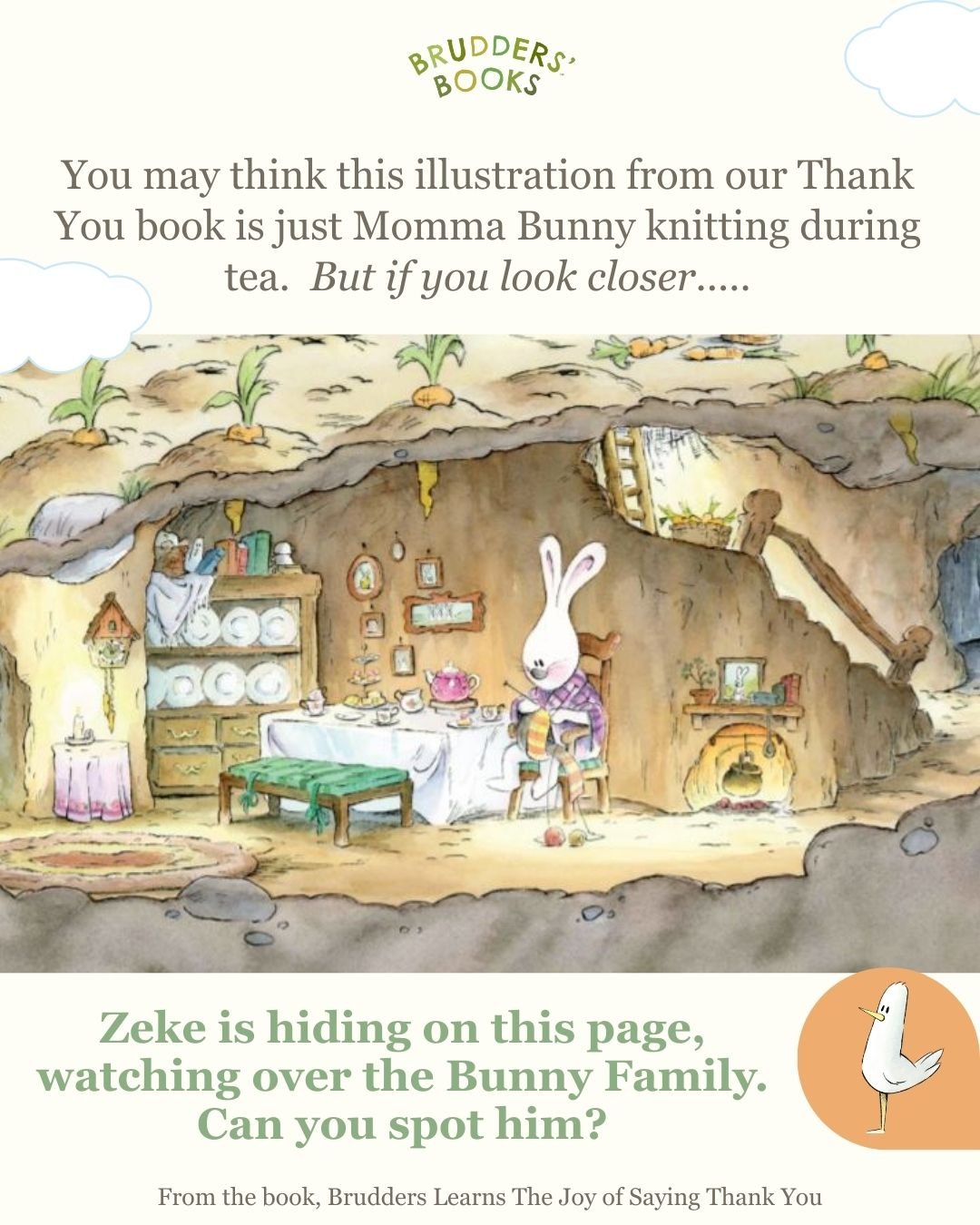 Hide and Seek Zeke!  Can you spot him? :)
.
.
#classicchildrensbooks #bruddersbooks #watercolorillustrations #qualitybooksforkids #newchildrensbookseries #selbooks #earlylearning #earlyliteracy #husbandwifeteam #bookswithlessons #booksthatteachkids #