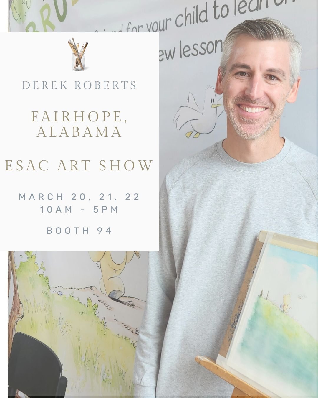 Fairhope, Alabama, here we come!  We've had SO MANY of our art customers and readers tell us we HAVE. TO. GO. to Fairhope, AL.  And by the grace of God, Derek got juried into their big art show!  So we are heading up there this week and cannot wait t