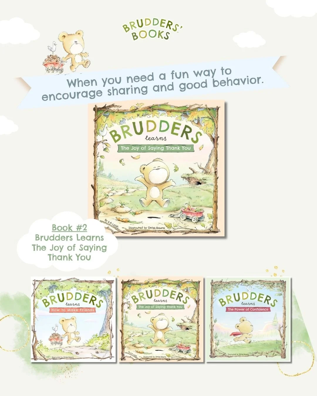 Before we created this book we had a vision.  It wasn't a parent encouraging their child to say thank you while their child hid shyly behind their parent's leg.  It wasn't a child getting frustrated because their parent was telling them something the