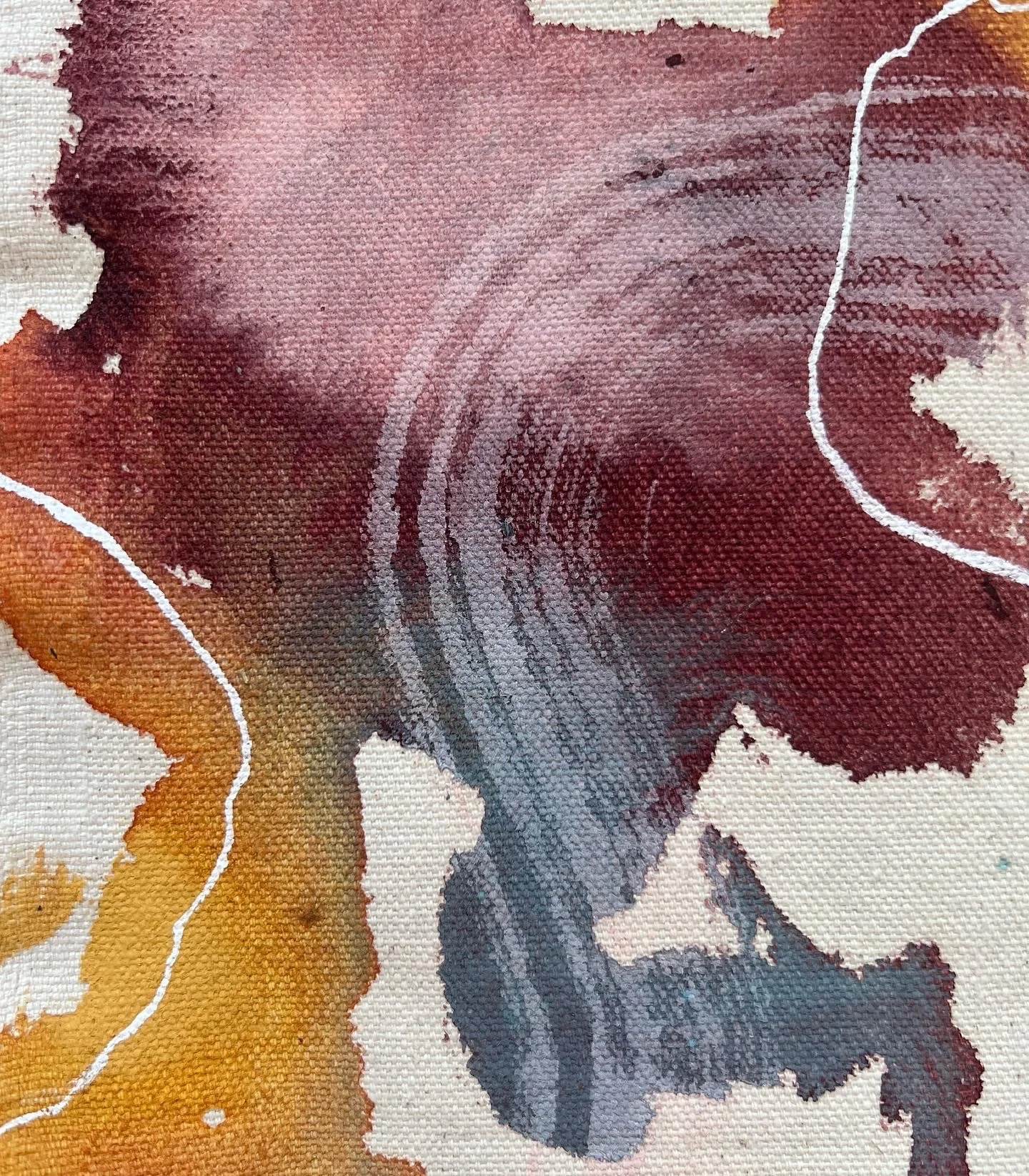   5x7 // mixed media on raw canvas   $30 